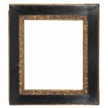 Painted and gilded wooden Spanish frame. 17th century.