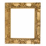 Carved and gilded wooden frame. 19th century.