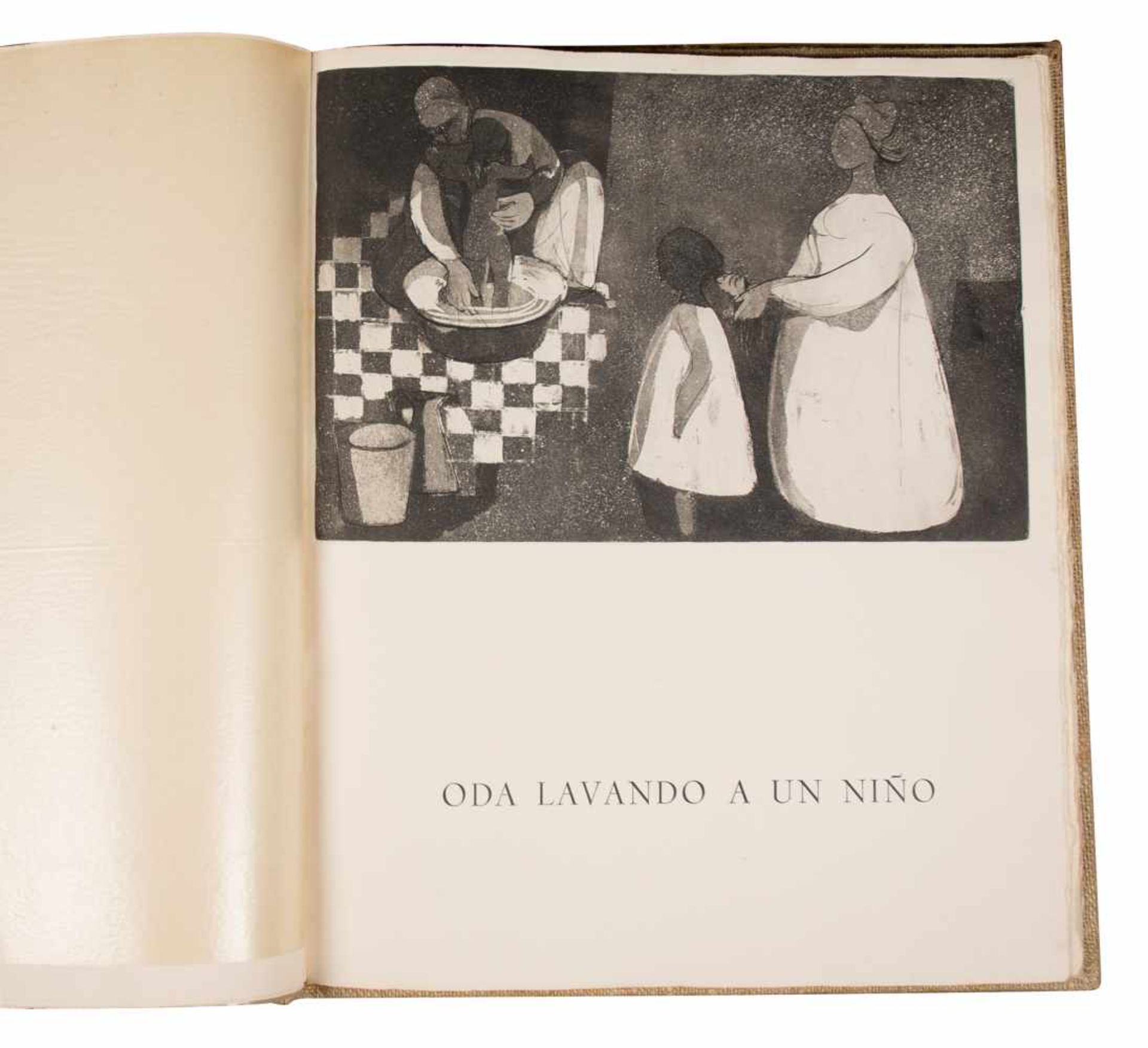 "Diez odas para diez grabados (Ten odes for ten prints)." Neruda, Pablo and Bru, Roser. 1st edition, - Bild 10 aus 12