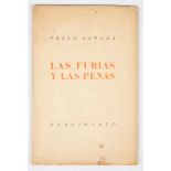 Neruda, Pablo. "Las furias y las penas". 1st edition. Santiago de Chile. Published by Nascimento,