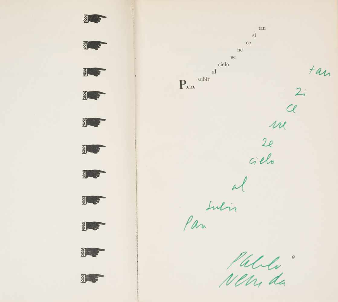 Neruda, Pablo. Estravagario (Extravagaria). 1st edition. Buenos Aires. Published by Losada, 1958. - Image 4 of 6