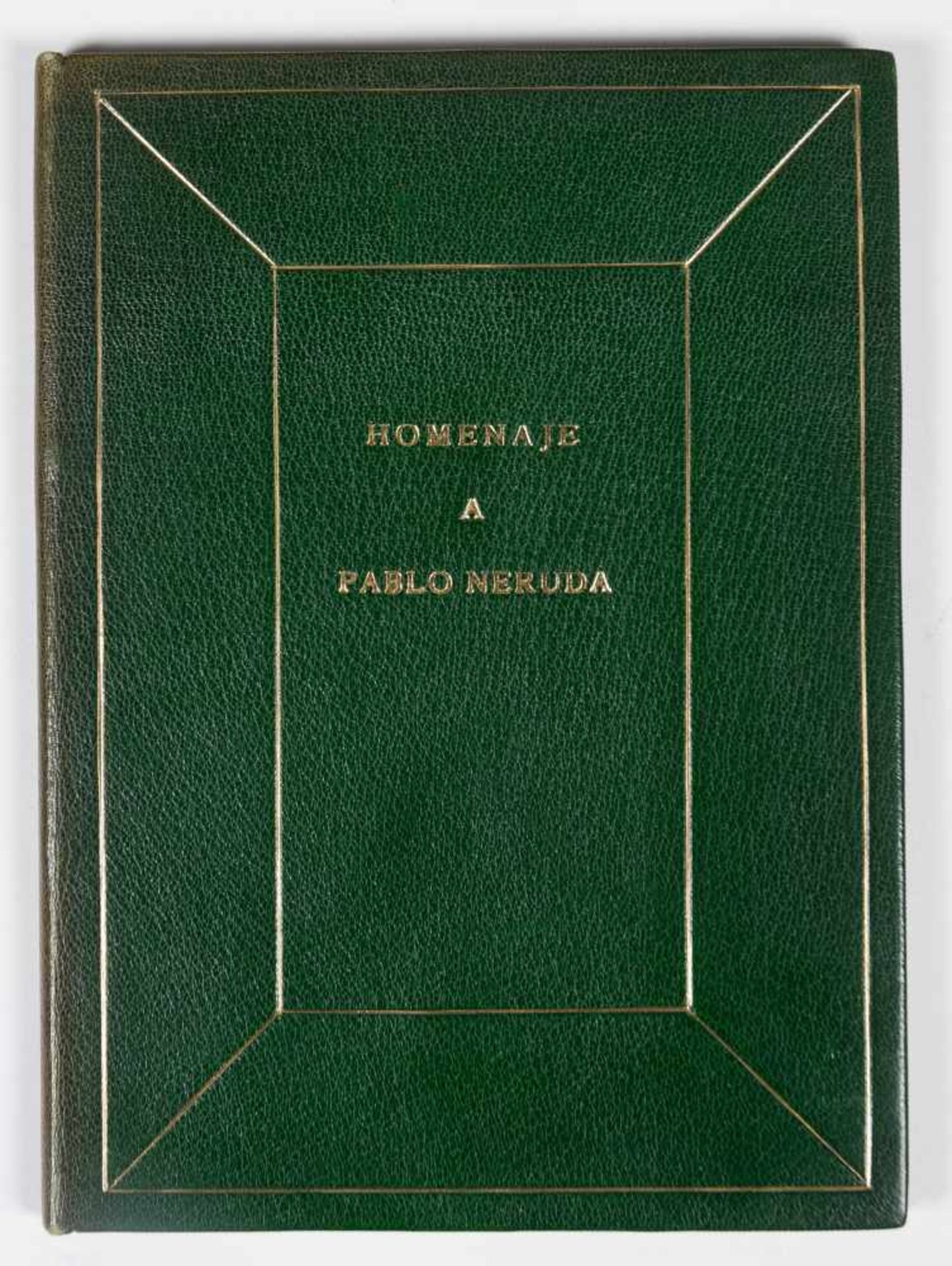 Homenaje a Pablo Neruda. (Homage to Pablo Neruda). 1st edition, Madrid: Published by Plutarco, 1935. - Bild 5 aus 5
