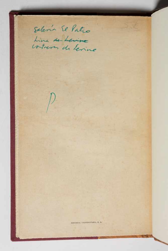 "Bibliografisk översikt över Pablo Neruda" (Overview of Pablo Neruda’s bibliography). Santiago de - Image 8 of 9