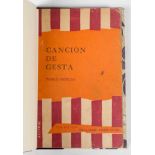 Neruda, Pablo. “Canción de Gesta”. Realidad Americana collection. Published by Austral. With a