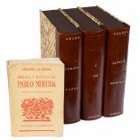 Amado Alonso (Lerín, 1896 - Arlington, 1952. Manuscript for. "Poesía y estilo de Pablo Neruda" (