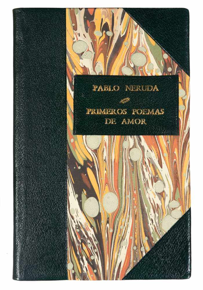 Neruda, Pablo. Primeros poemas de amor. (First love poems) 1st edition. Madrid: Published by - Image 4 of 4