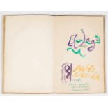 Neruda, Pablo. " El lago". Handwritten poem. 1966. 31 x 20 cm. Original version of a poem included