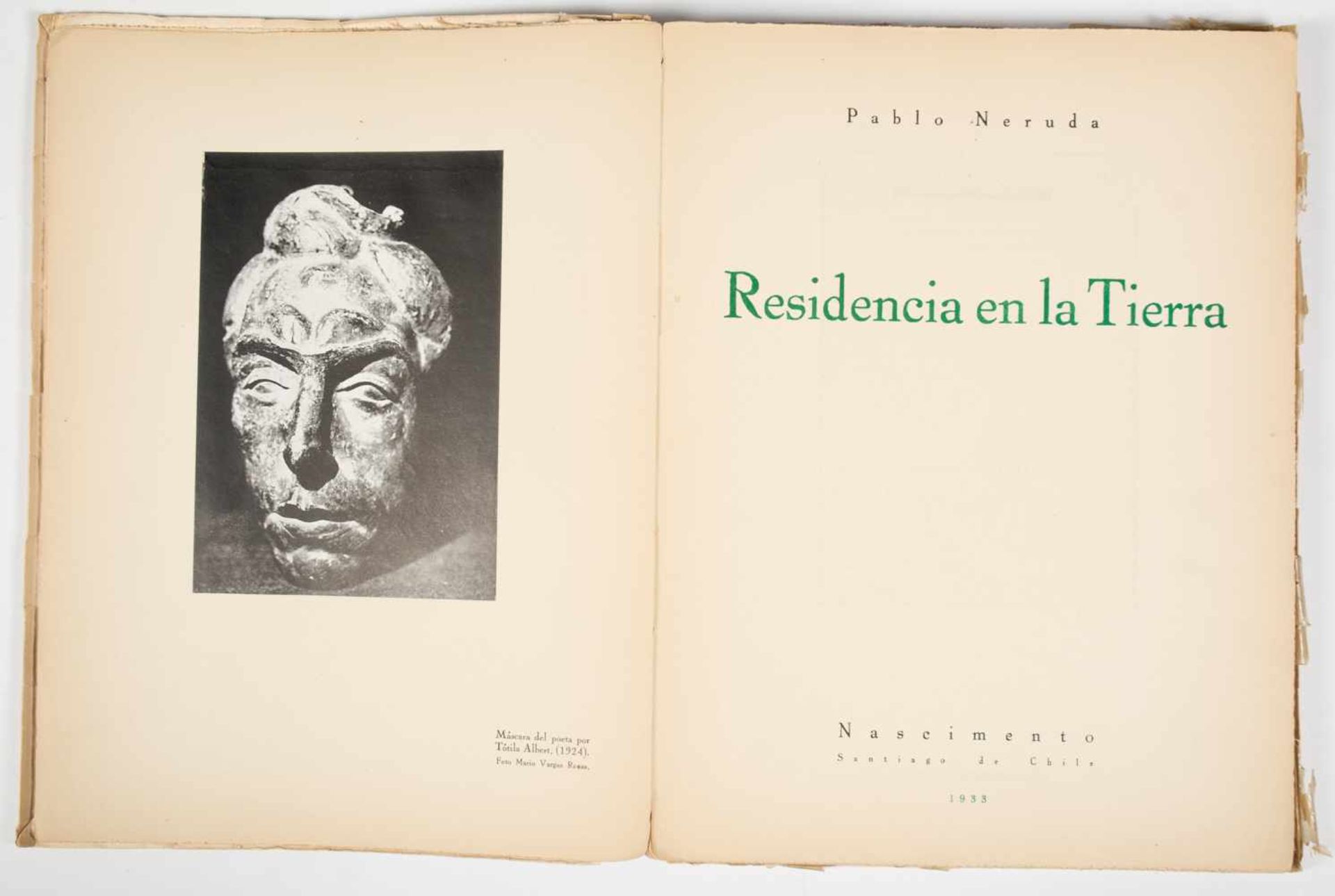 Pablo Neruda. Documentary set consisting of three black and white photographs, three handwritten - Bild 29 aus 56