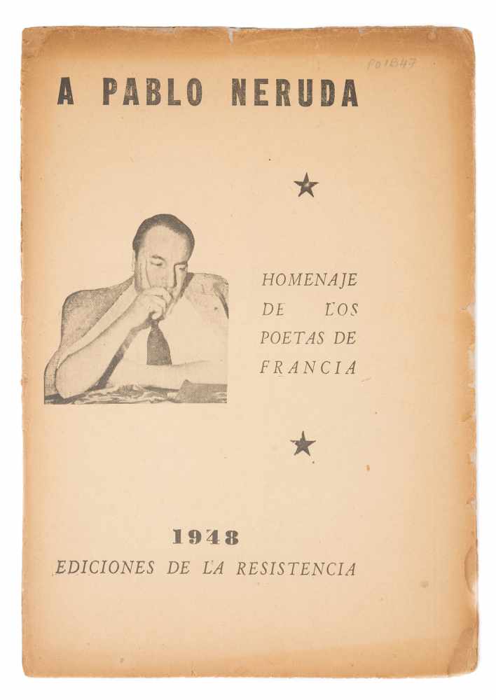 "A Pablo Neruda : homenaje de los poetas de Francia". (To Pablo Neruda: homage from the poets of