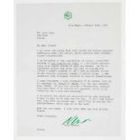 - Letter from Pablo Neruda addressed to Luis Zara, a New York editor of Mineral Digest. Isla
