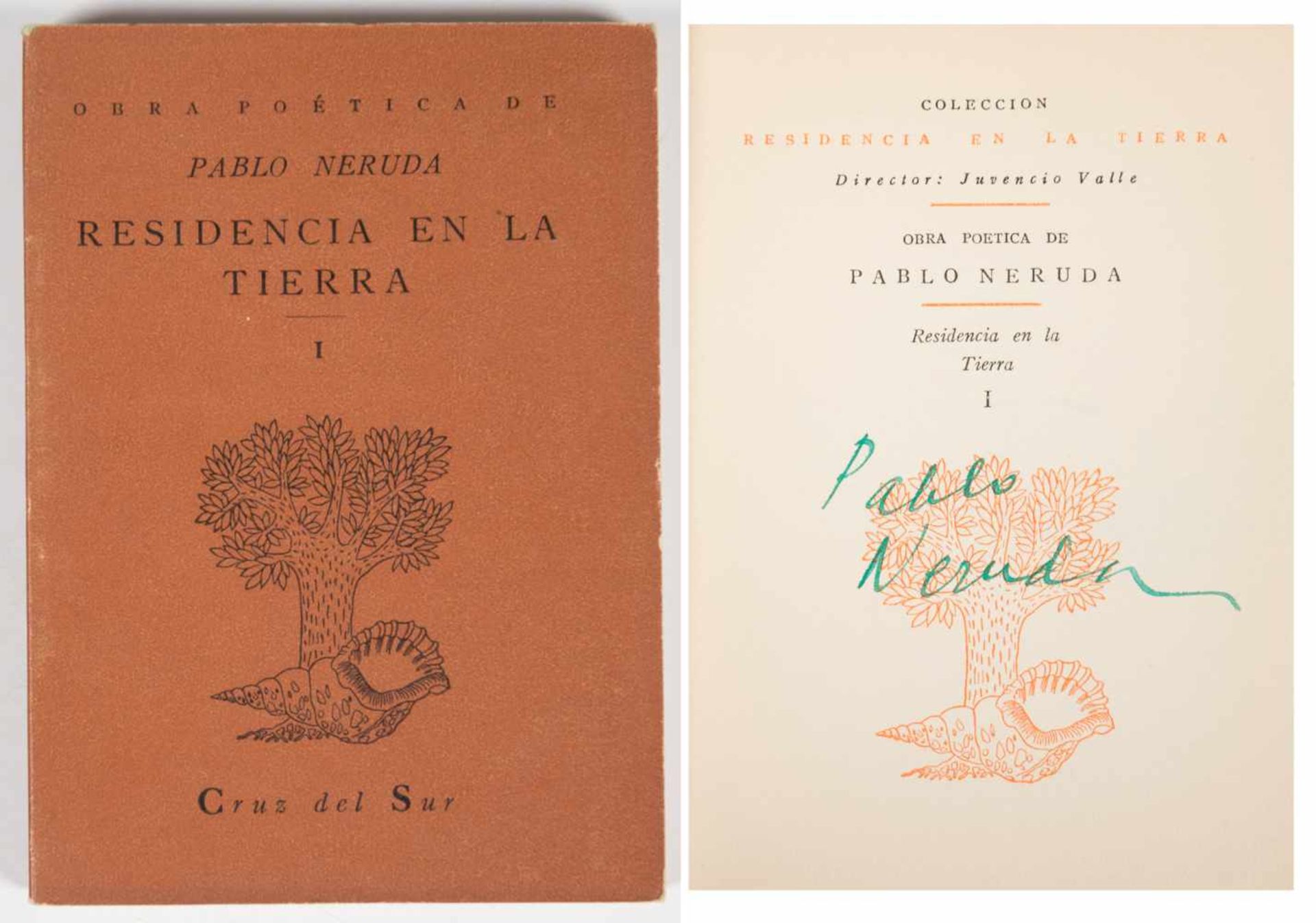 Lot of 10 small poetic works by Pablo Neruda:La canción de la fiesta. Crepusculario. Santiago de - Bild 13 aus 22