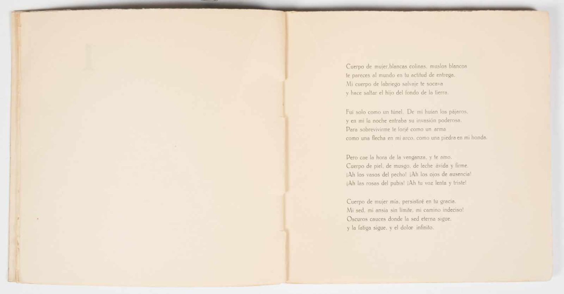Neruda, Pablo. "Veinte poemas de amor y una canción desesperada" (Twenty love poems and a song of - Bild 3 aus 8