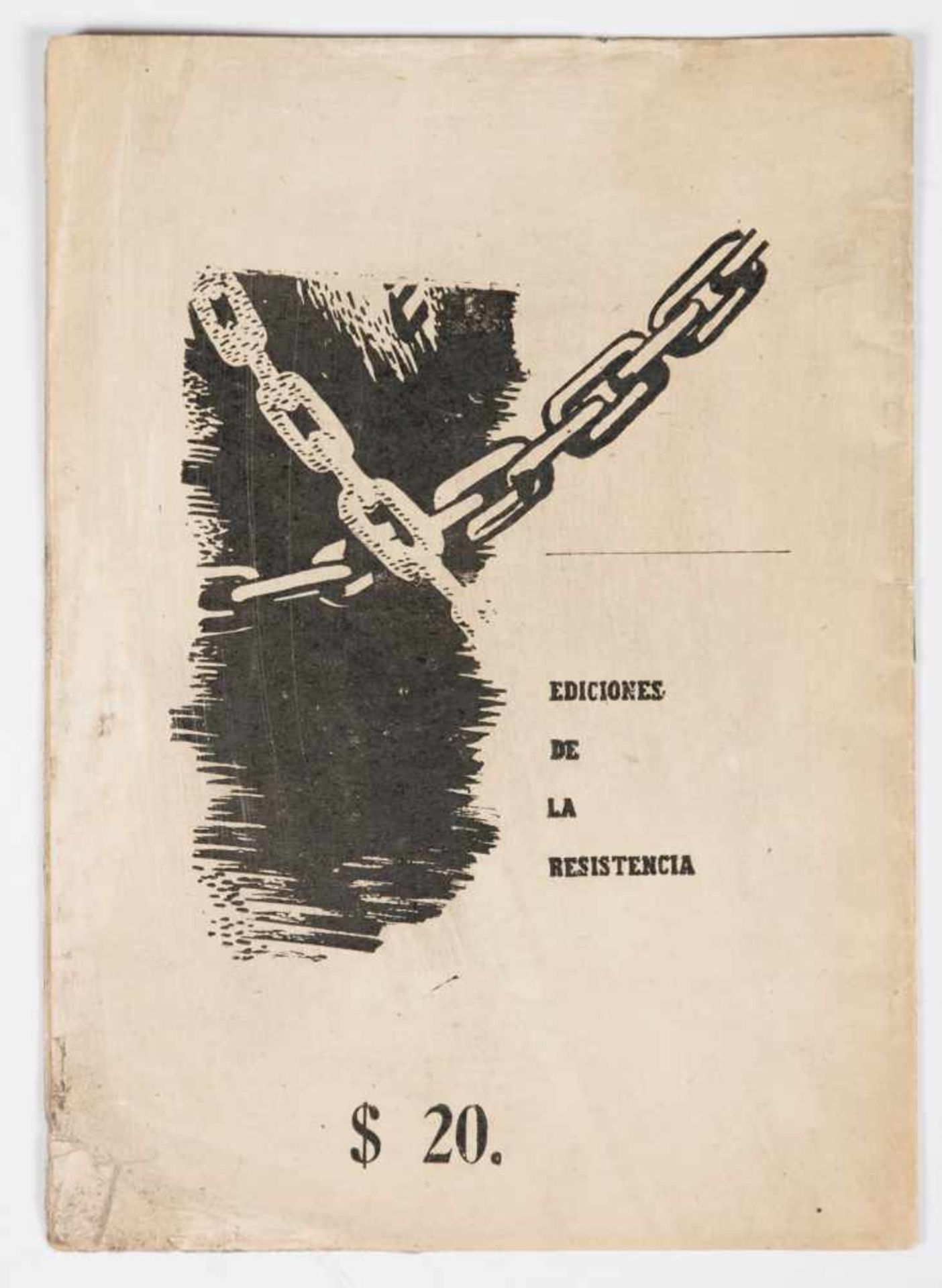 Neruda, Pablo. "Coral de año nuevo para la patria en tinieblas". 1st edition. Santiago de Chile: - Bild 2 aus 4