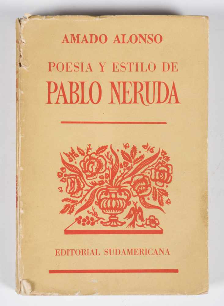 Amado Alonso (Lerín, 1896 - Arlington, 1952. Manuscript for. "Poesía y estilo de Pablo Neruda" ( - Image 5 of 6