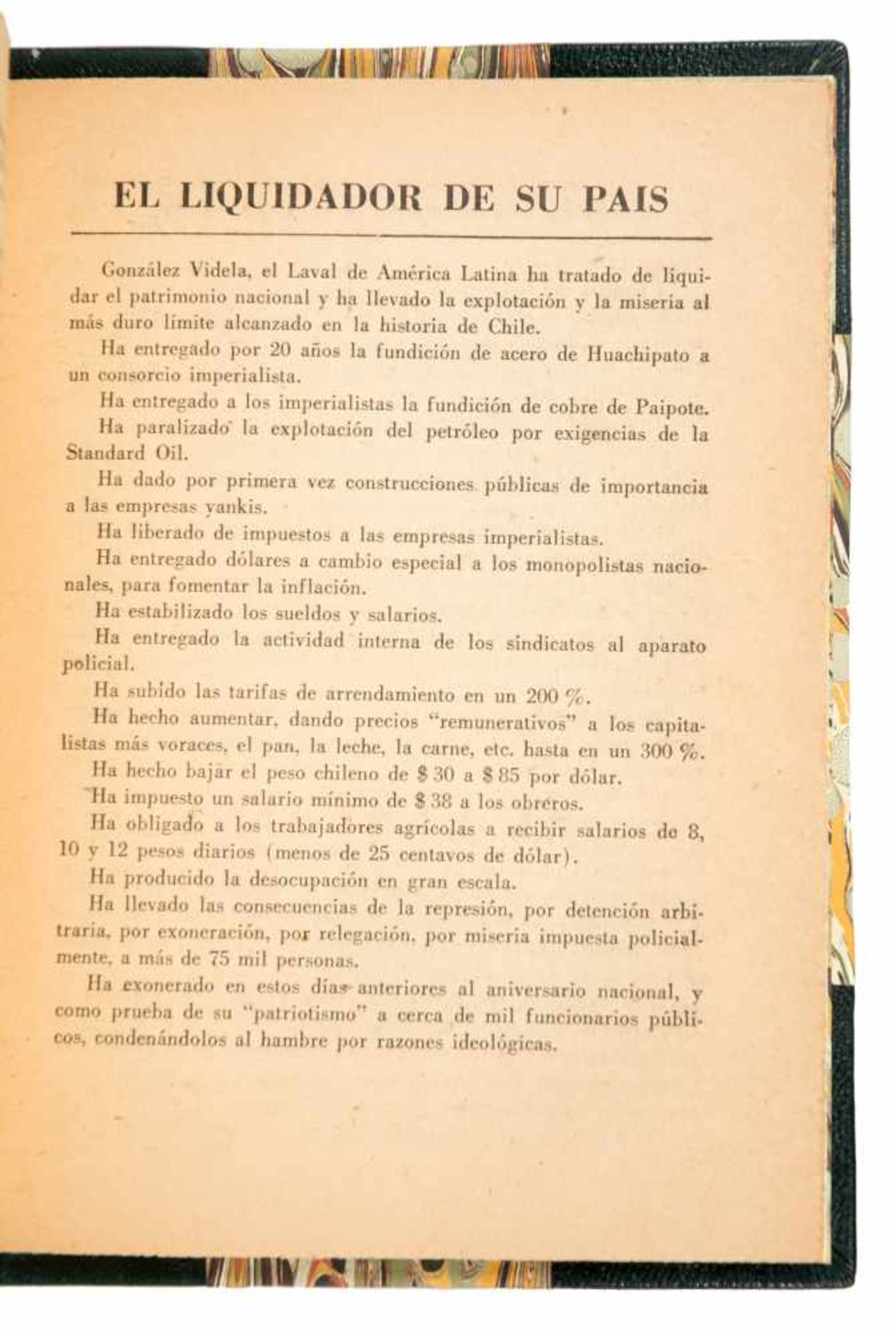 Neruda, Pablo. "González Videla: el laval de América Latina: breve biografía de un traidor". 1 st - Bild 4 aus 4