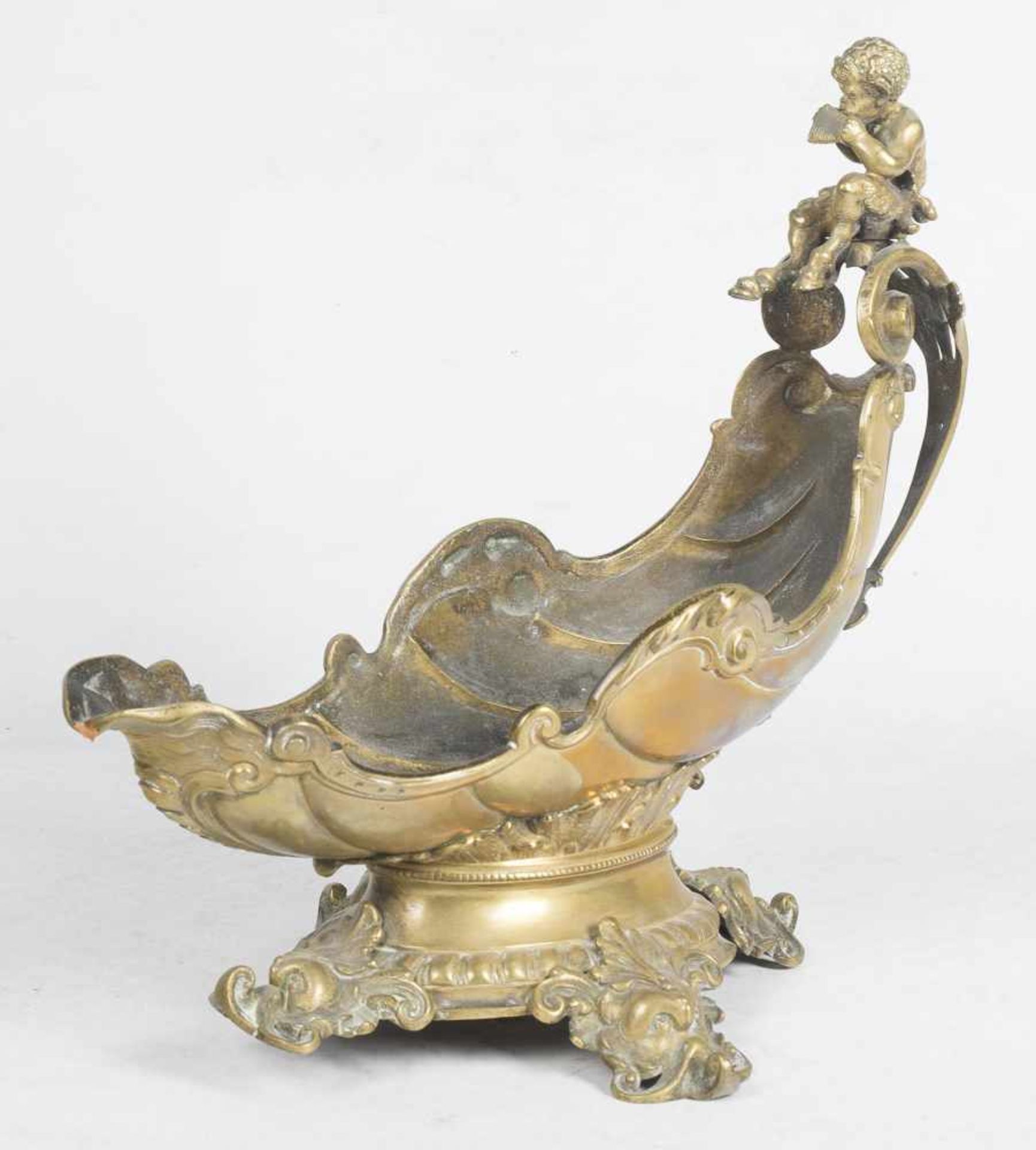 Gilded bronze centrepiece. France. Circa 1900. - Bild 2 aus 2