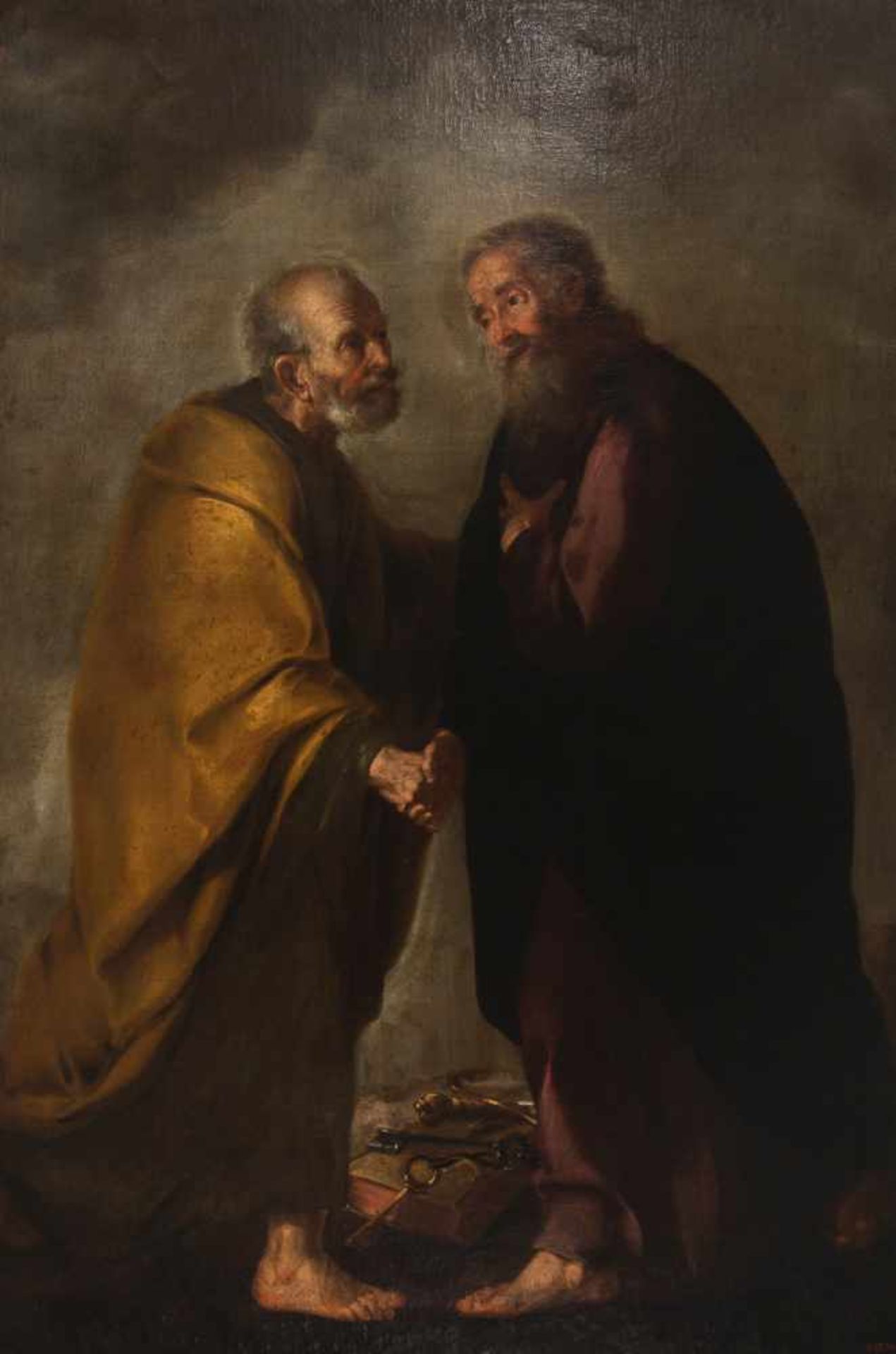 Attributed to Francisco Herrera, the elder (Seville, c. 1590 - Madrid, c. 1654)"Saint Peter and