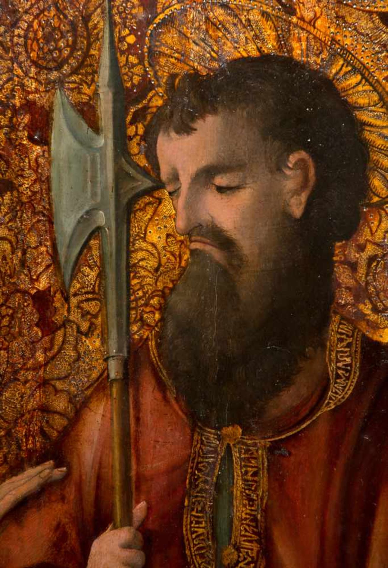 Andrés de Melgar (Benavente, c. 1500 - Santo Domingo de la Calzada, 1557)Tempera on panel. 87 x 69 - Bild 2 aus 4