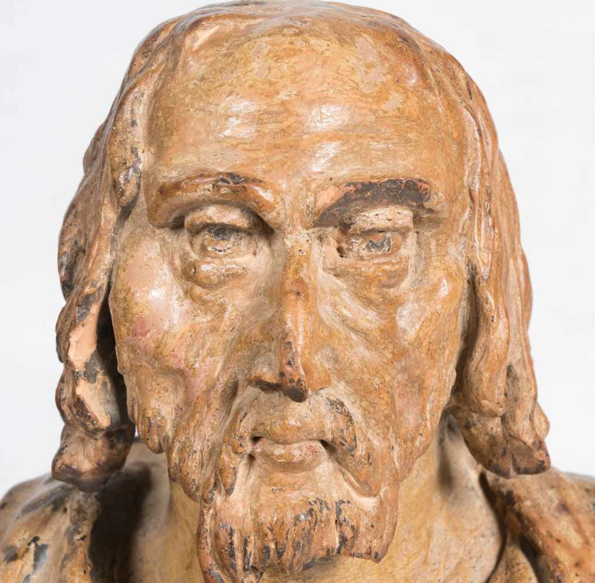 “Bust” Terracotta sculpture with polychrome residue. Italy. Renaissance. 16th century. 29 x 24 x - Bild 3 aus 5