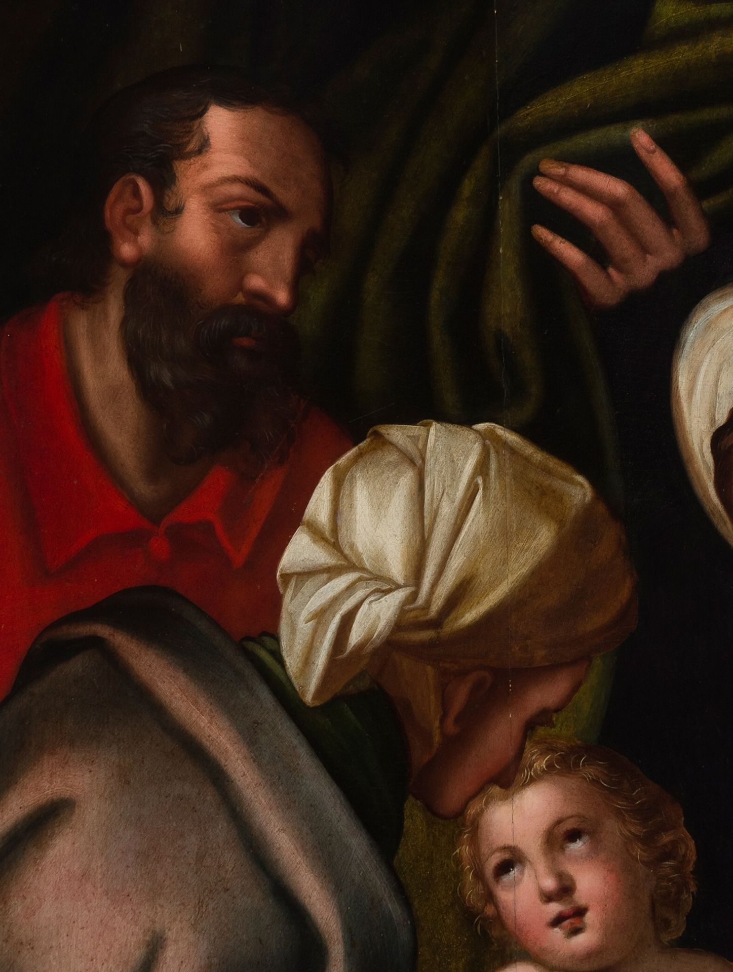 Holy Family with Saint Gabriel and Saint Anne - Bild 6 aus 8