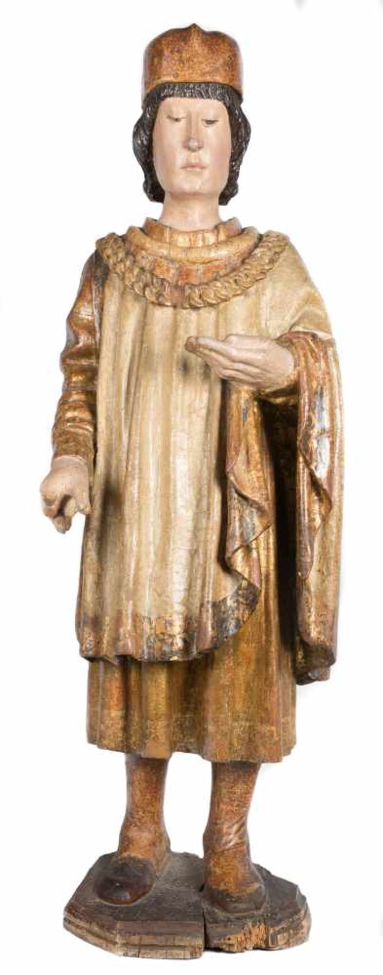 Gil de Siloé’s workshop or circle (Antwerp, Belgium, 1440 - Burgos, 1501)"Saint Cosmas"Carved,