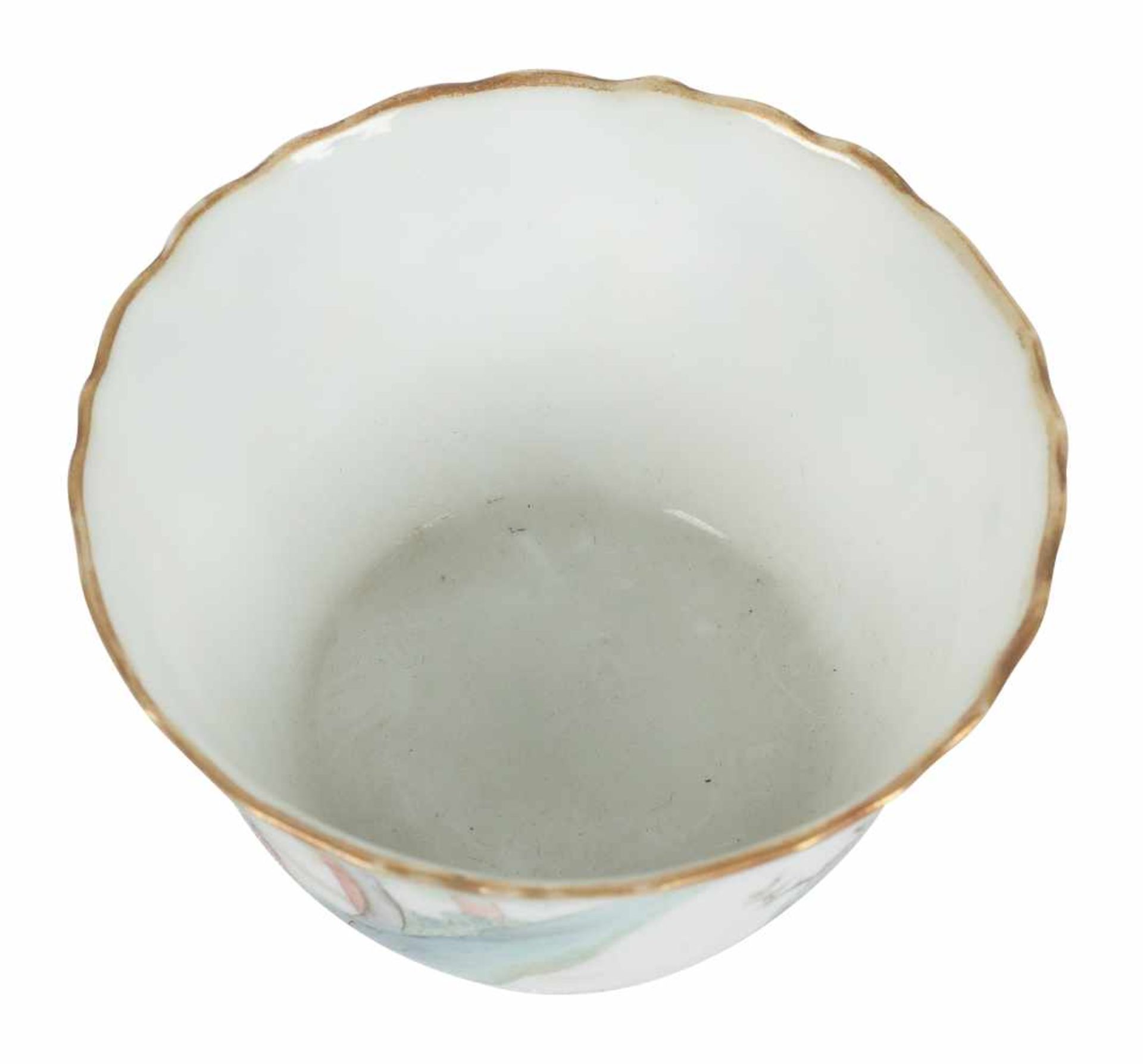 Porcelain bowl. Rosa family. China. Qing dynasty. Xianfeng (1851-61).Seal at the base.Diameter: - Bild 4 aus 5