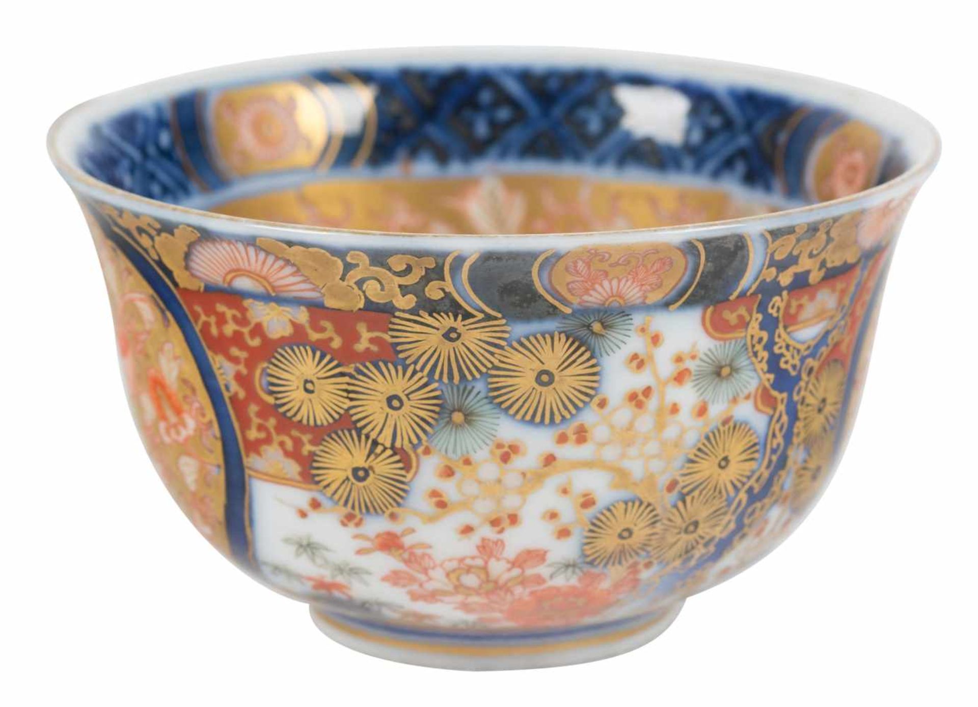 A Japanese Kenjo Imari style cup and saucer basin. Meiji-Taisho period. Late 19th century-early 20th - Bild 6 aus 8