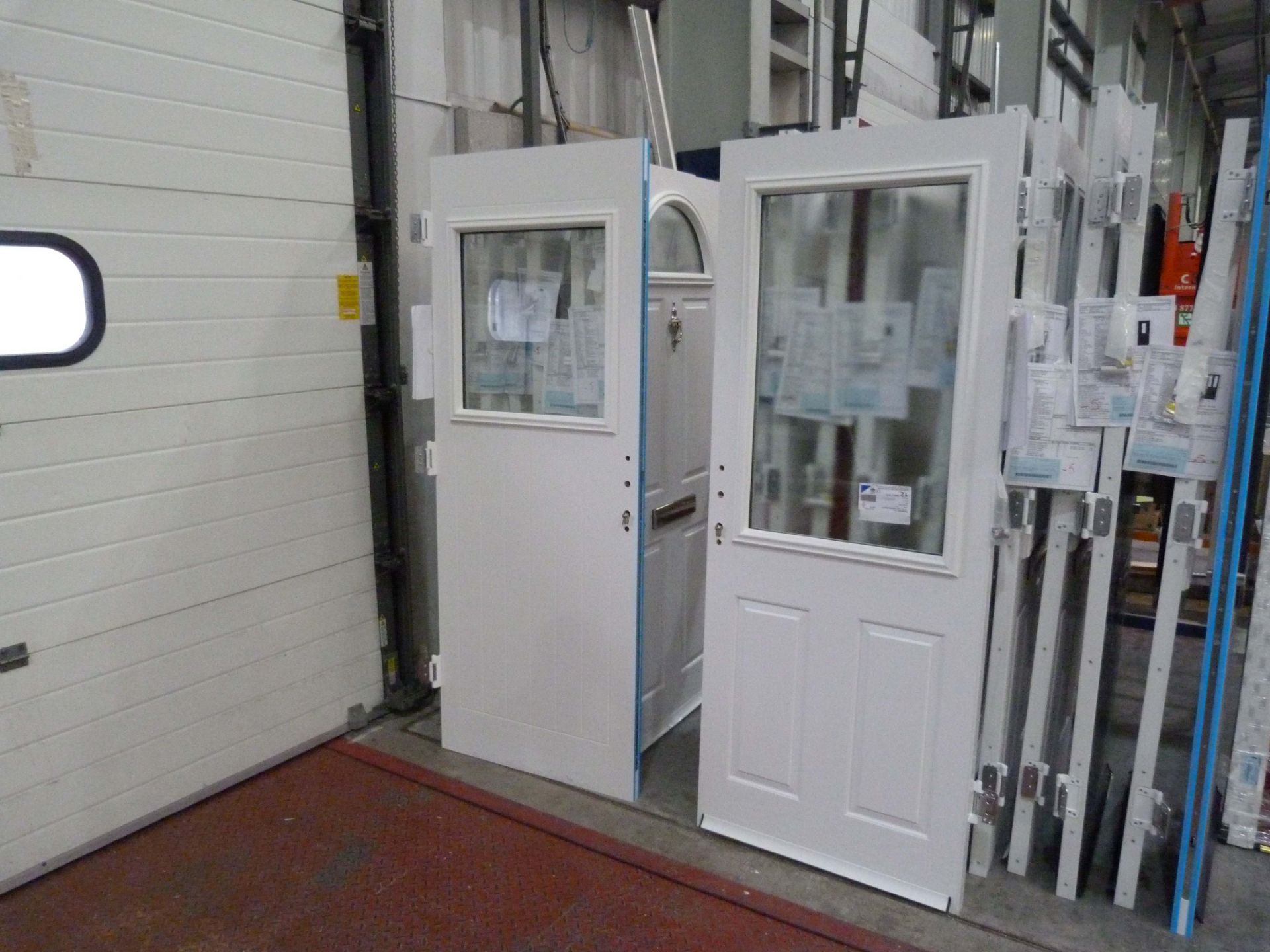 10 Composite door slabs with fittings no frame