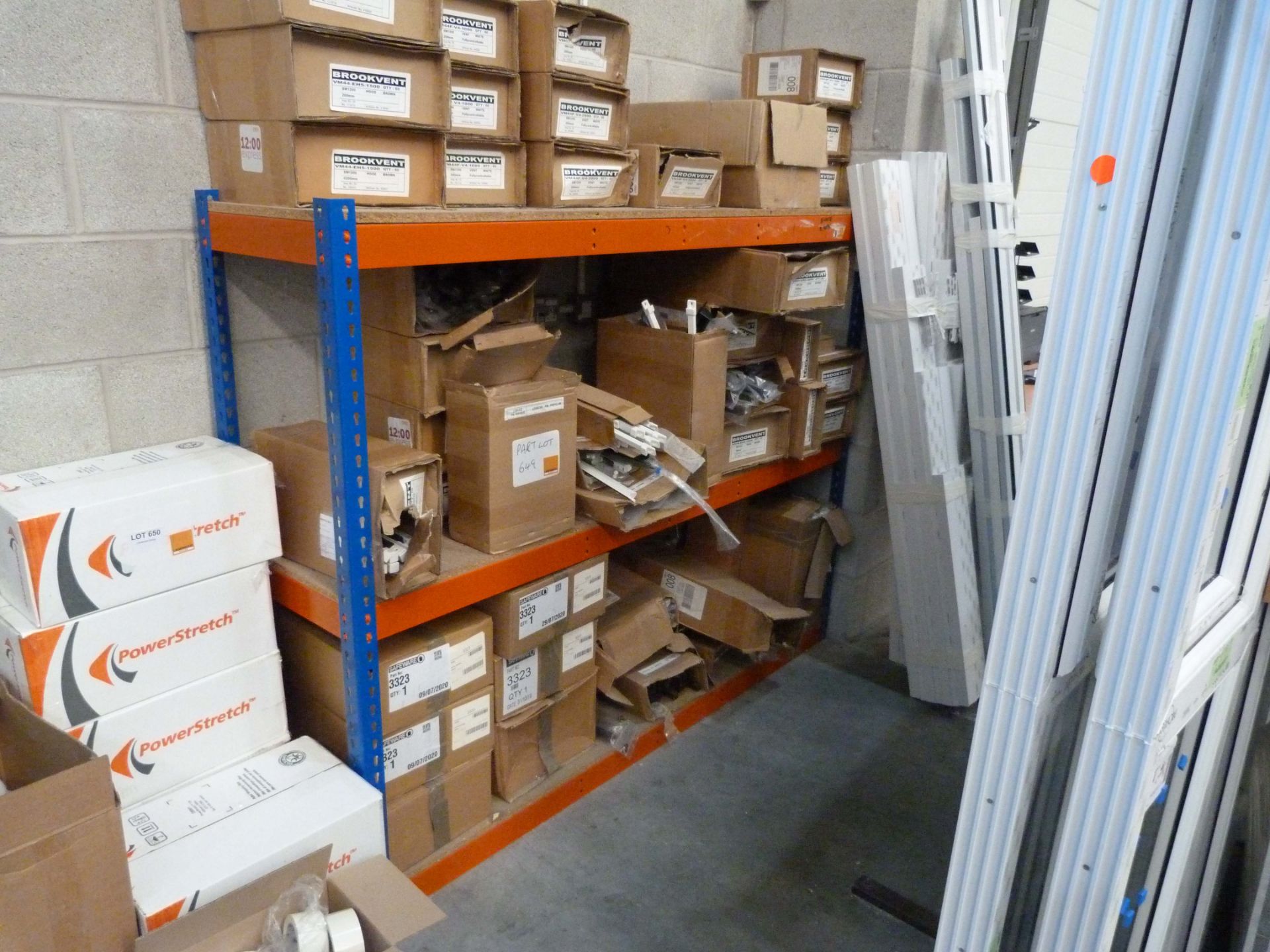 3 Bays of stores shelving - Image 3 of 3