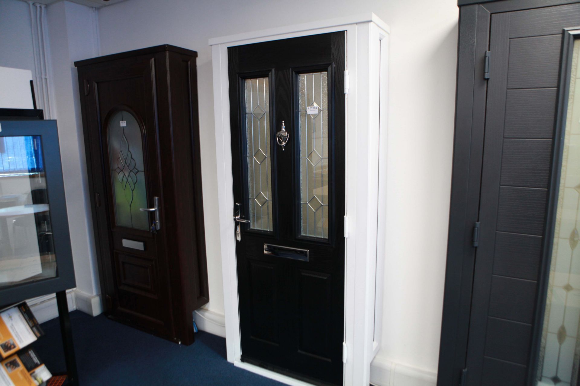 Outward Opening Twin panel Glazed Composite door