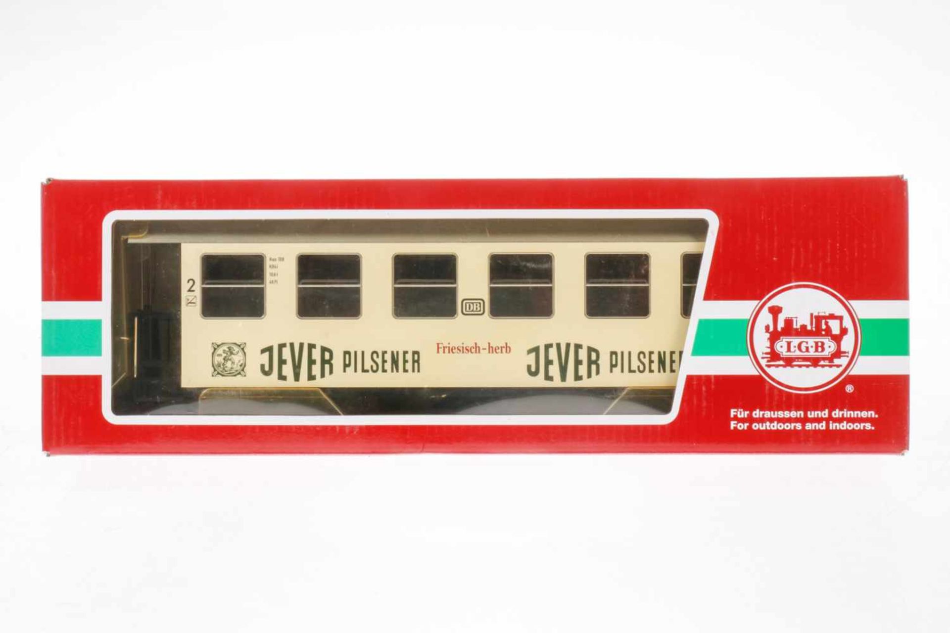 LGB Personenwagen &quot;Jever&quot; 33704, S G, creme, OK, Z 1-2