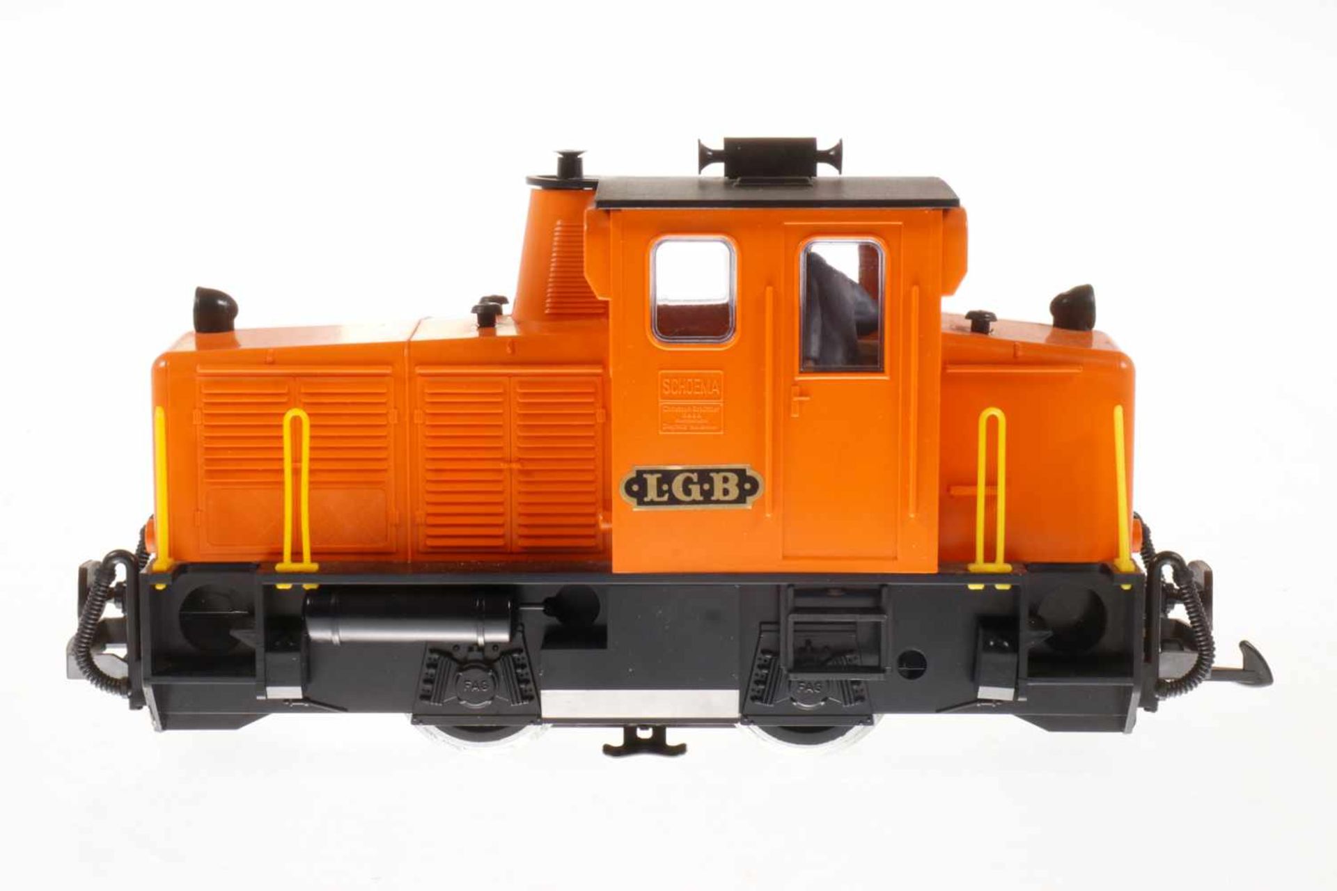 LGB Diesellok 20601, S G, orange, bespielt