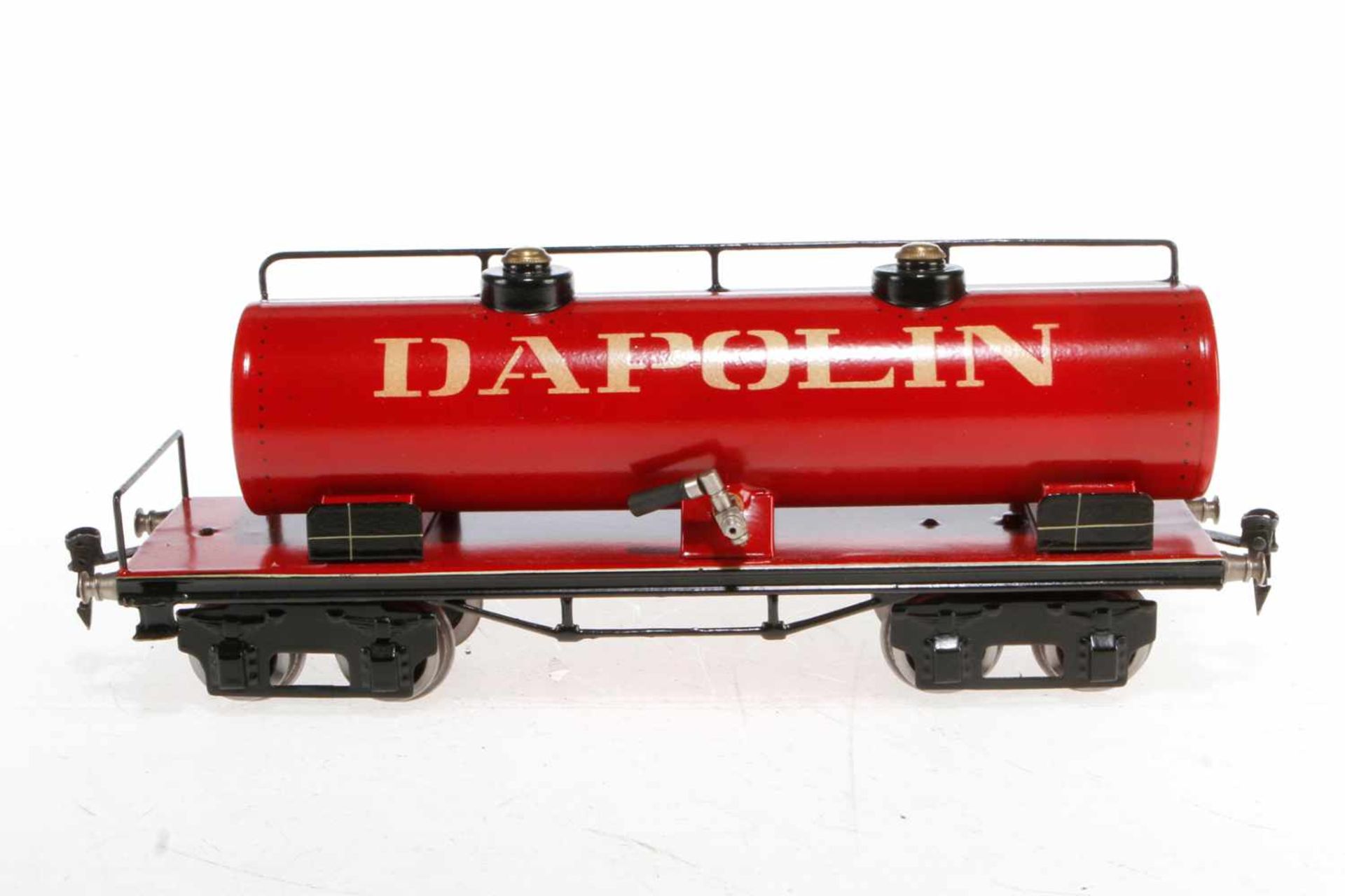 Märklin Dapolin Kesselwagen 1954, S 1, HL, Radsätze ergänzt, LS, farblich rest., L 31,5<br