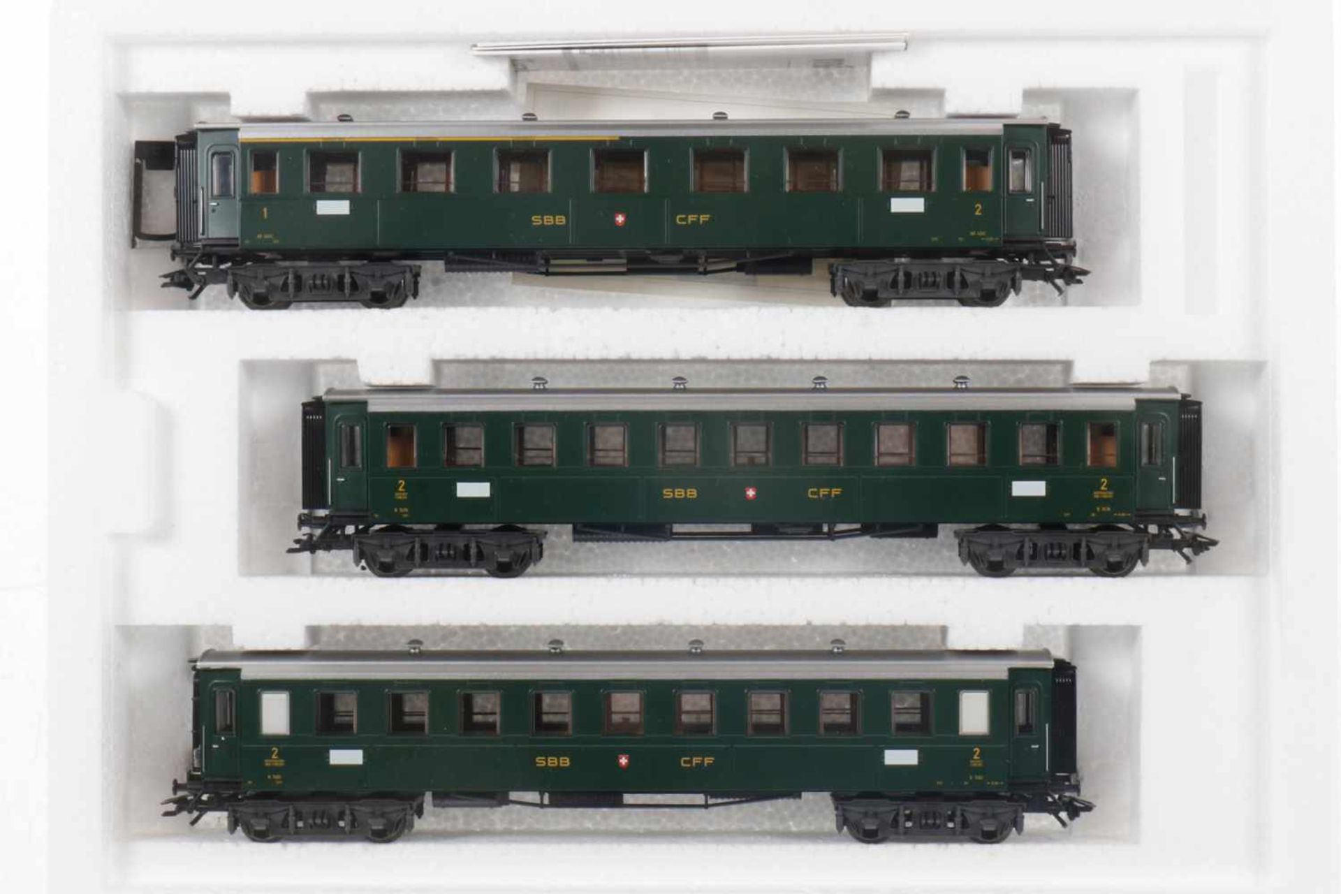 Märklin Wagen-Set &quot;SBB&quot; 42384, S H0, komplett, OK, Z 1-2<