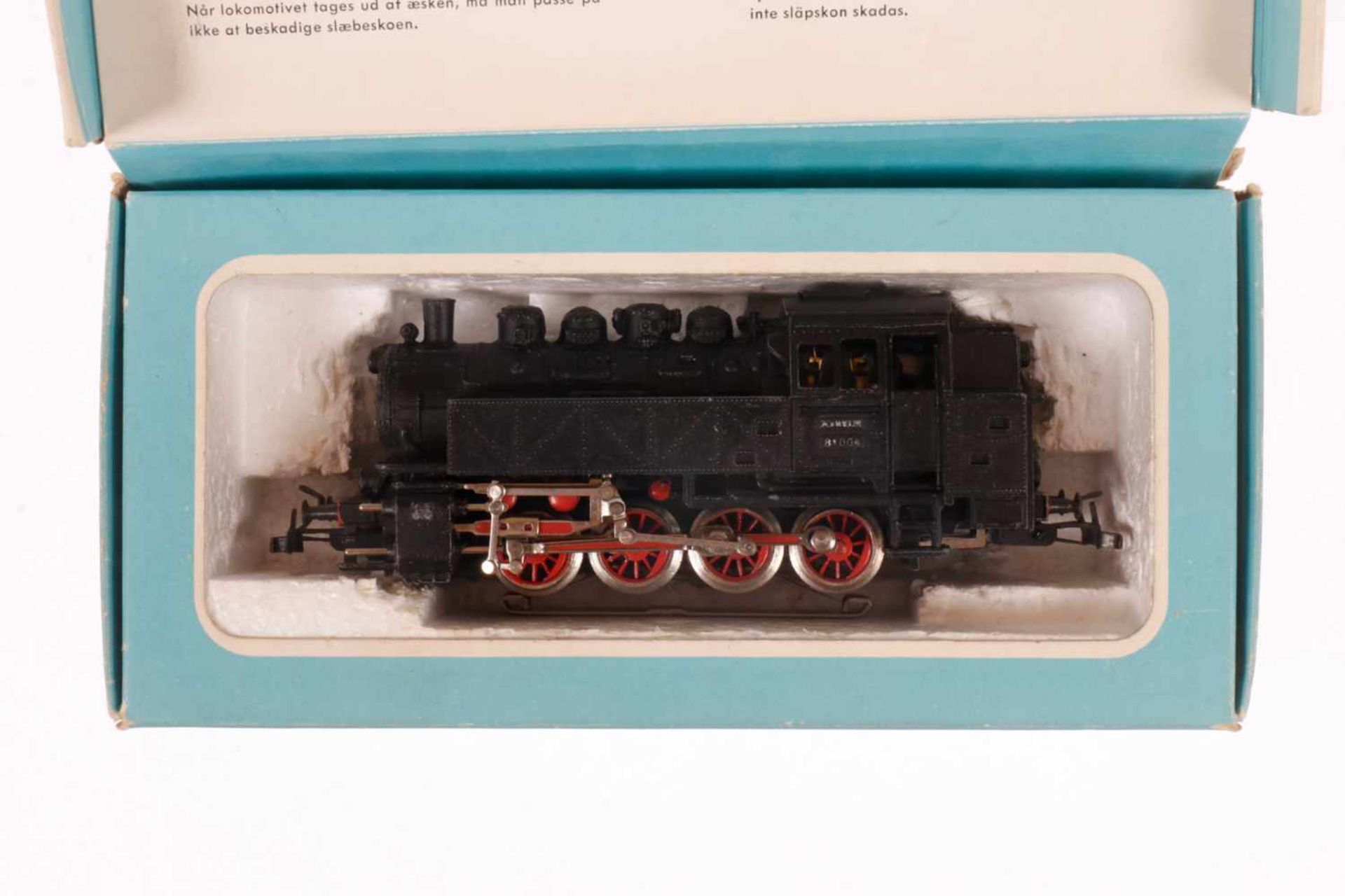 Märklin D-Tenderlok &quot;81 004&quot; 3031, S H0, schwarz, im OK 3032, bespielt<