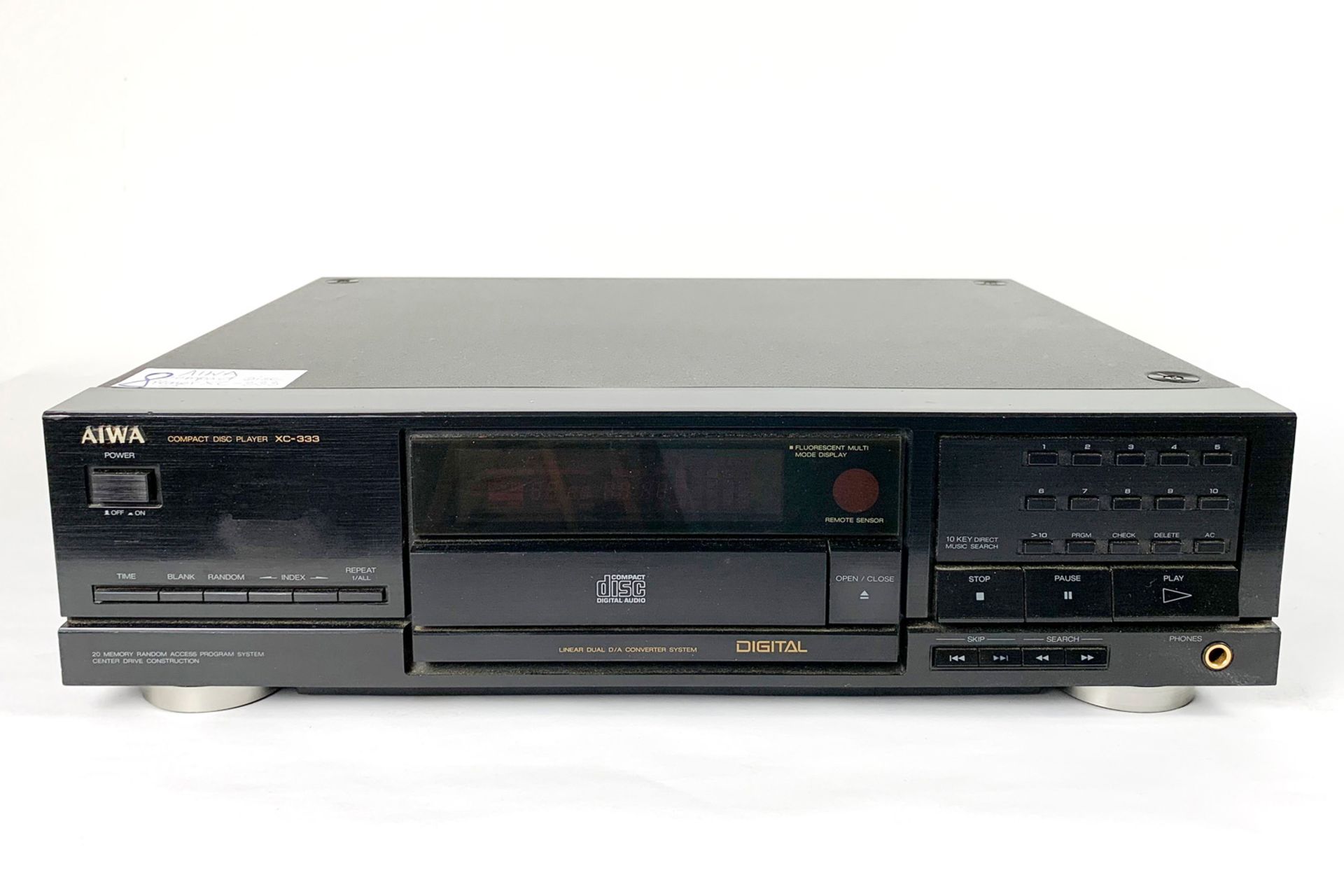 AIWA Compact Disc Player, XC-333, Model No. XC-333E, L 43, Z 2