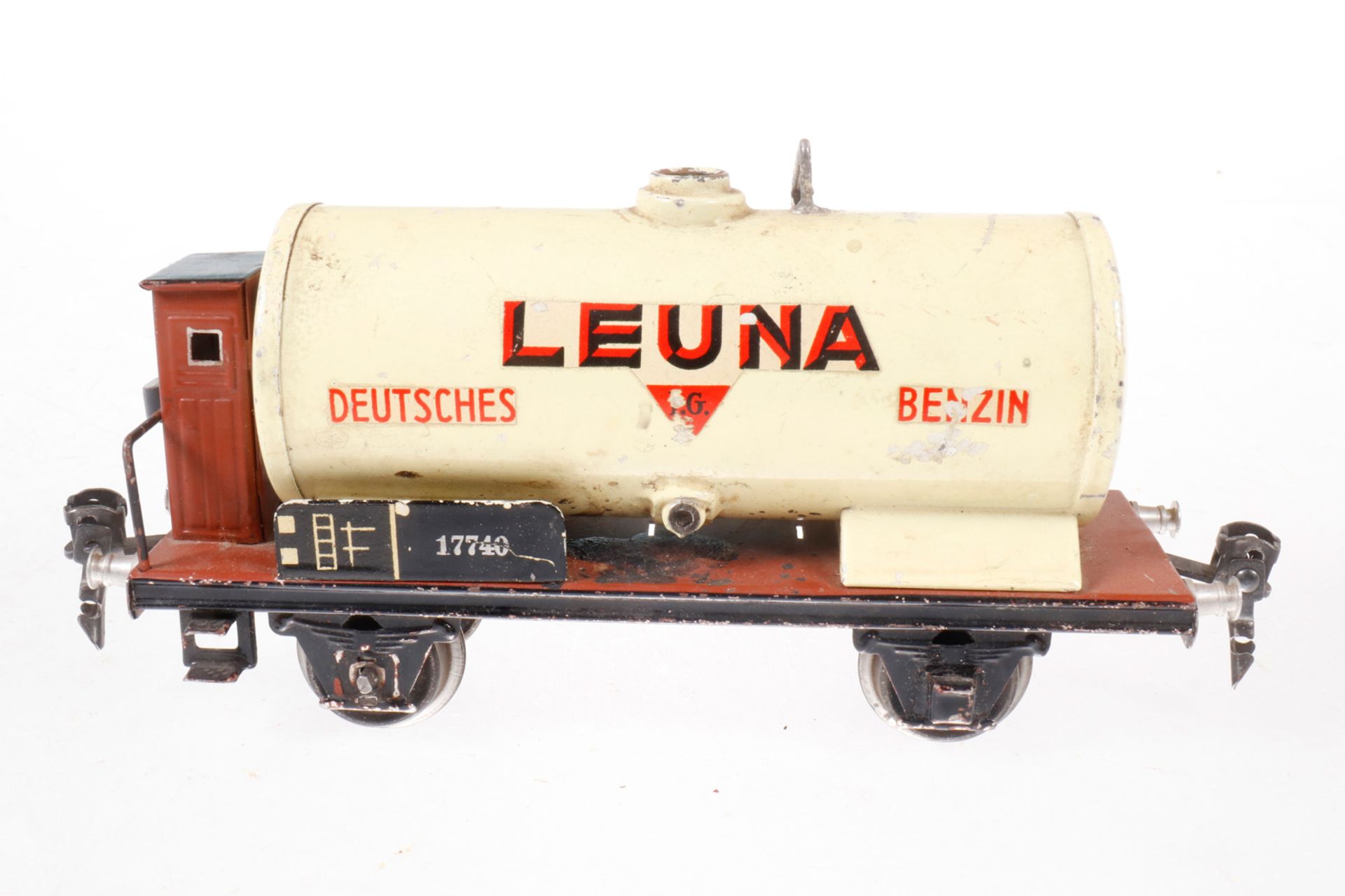 Märklin Leuna Kesselwagen 1774, S 0, HL, mit BRH, NV, L 18,5, bespielt