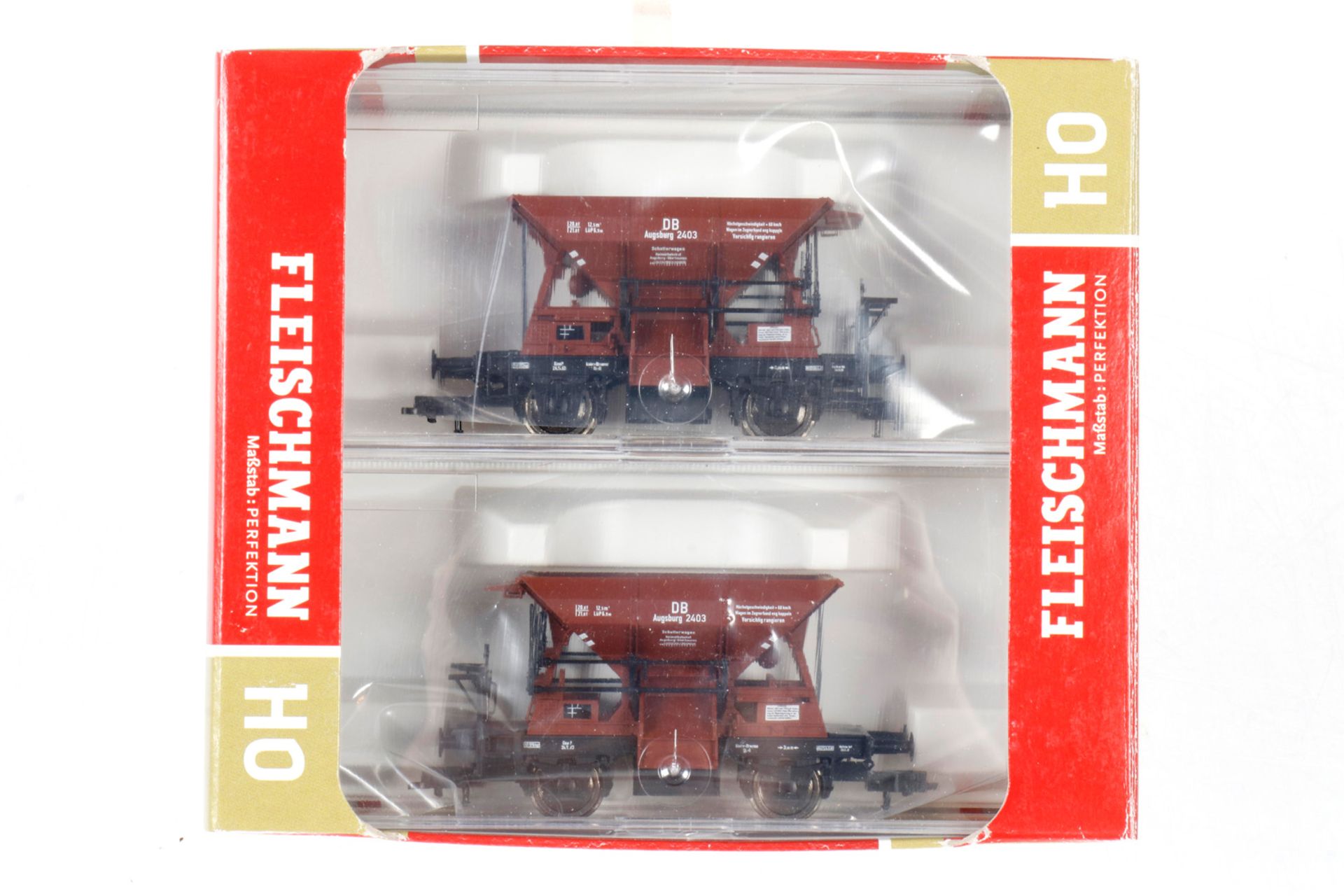 Fleischmann Schotterwagen-Set 581106, S H0, 2-teilig, OK, Z 2