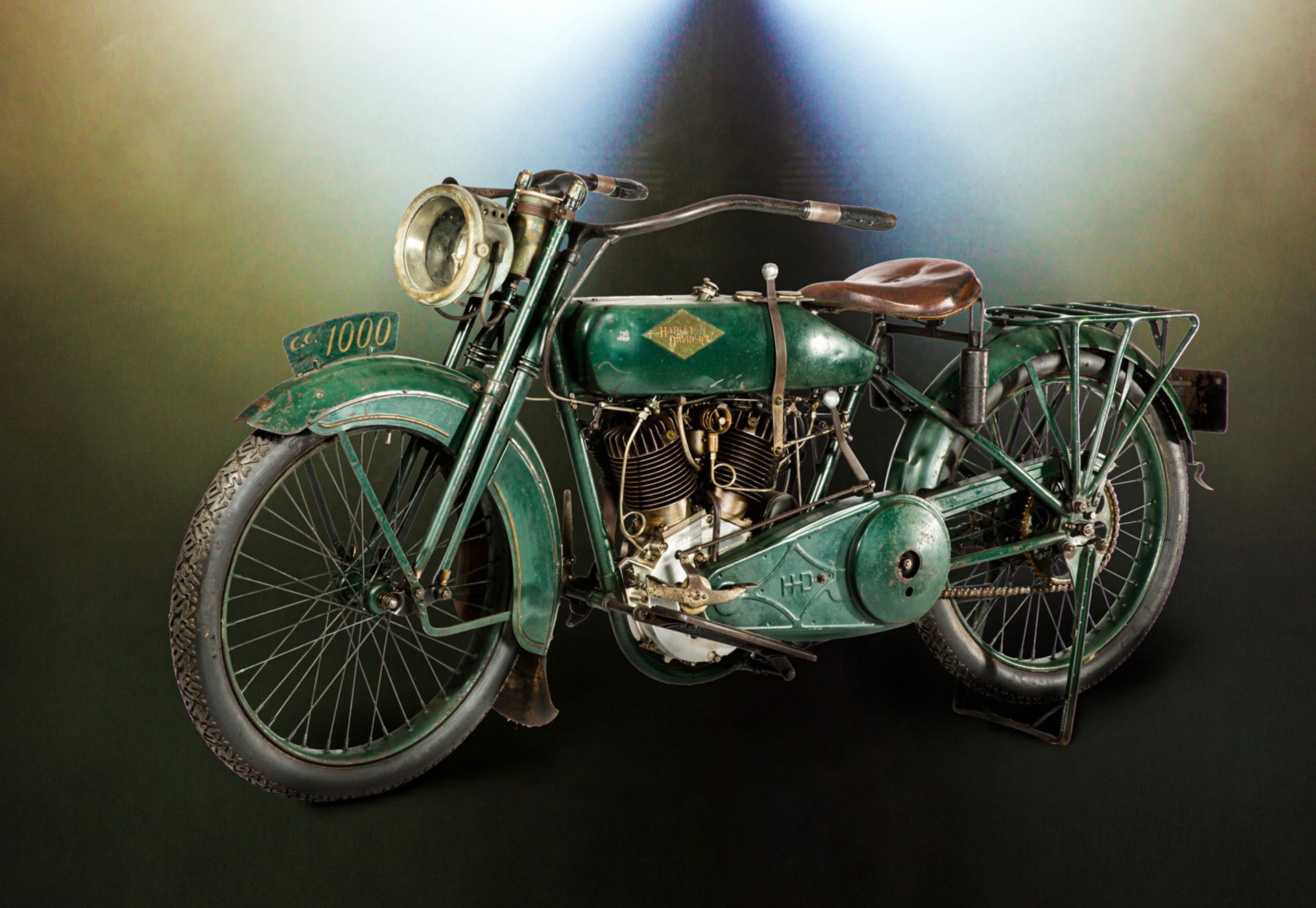 Harley Davidson F 1922, Baujahr 1922Rahmen-Nr. : 22F6003Motor-Nr. : 22F6003Papiere: Ita