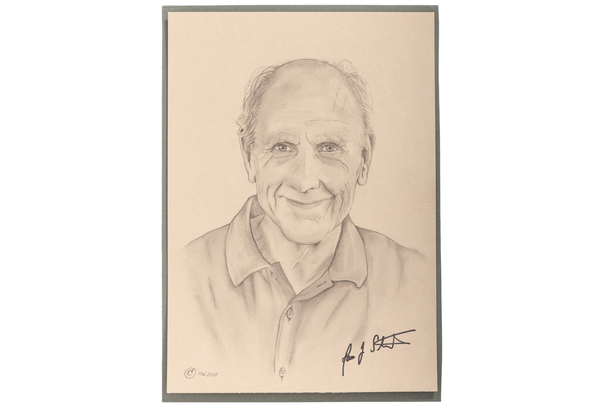 Portrait von Hans-Joachim Stuck Zeichnung von: Christin OttoSchätzpreis: € 400 – € 600<