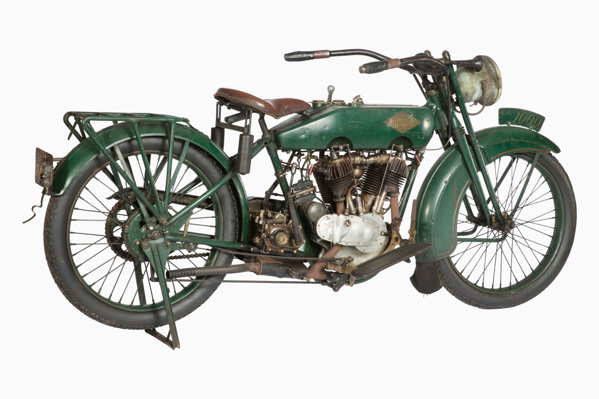 Harley Davidson F 1922, Baujahr 1922Rahmen-Nr. : 22F6003Motor-Nr. : 22F6003Papiere: Ita - Bild 2 aus 9