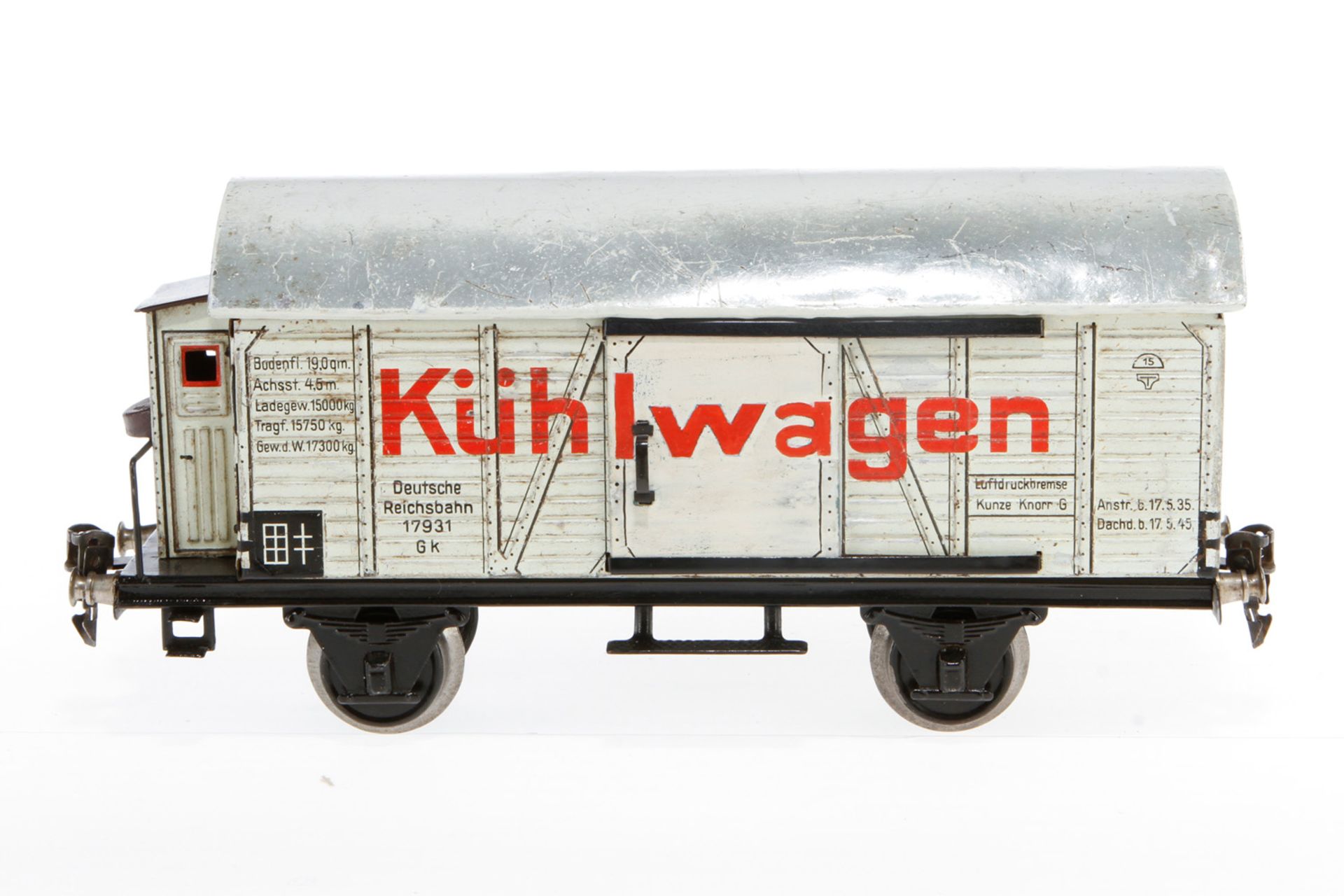 Märklin Kühlwagen 1793, S 1, CL, mit BRH und 2 ST (ÜL), L 27, bespielt