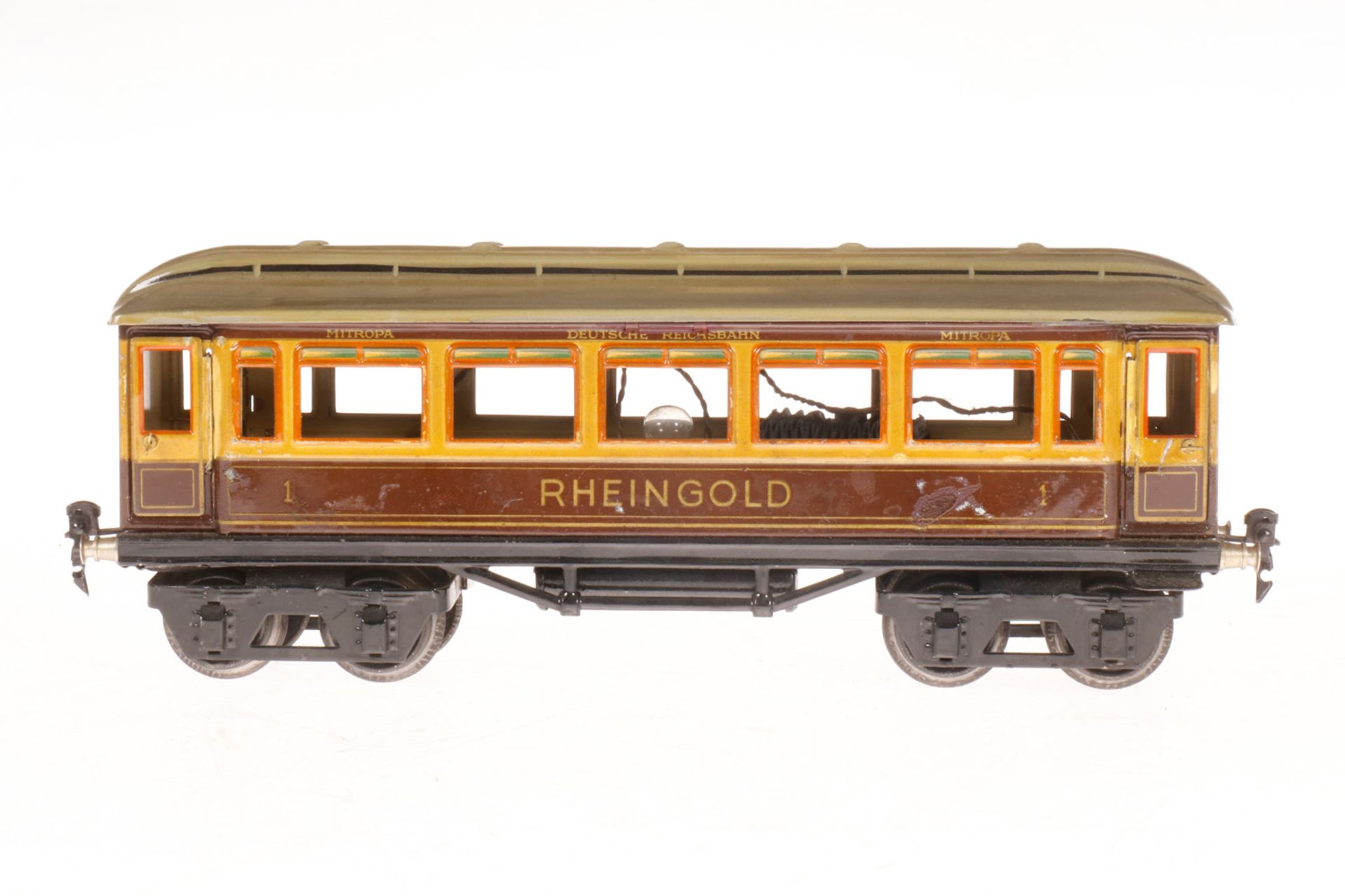 Märklin Rheingoldwagen 1749, S 1, CL, mit 4 AT, 1 Trittstufe verbogen, LS, L 33,5, Z 3