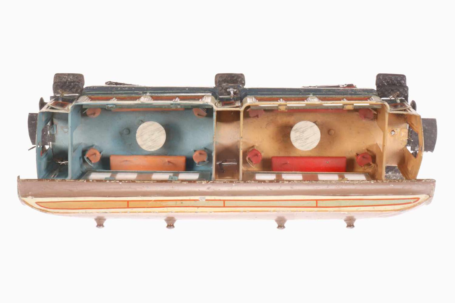 Märklin Kaiserzug-Salonwagen 1847, S 1, HL, 6 AT, 4A, mit Inneneinrichtung, Oberlichtdach mit 4 - Bild 3 aus 3