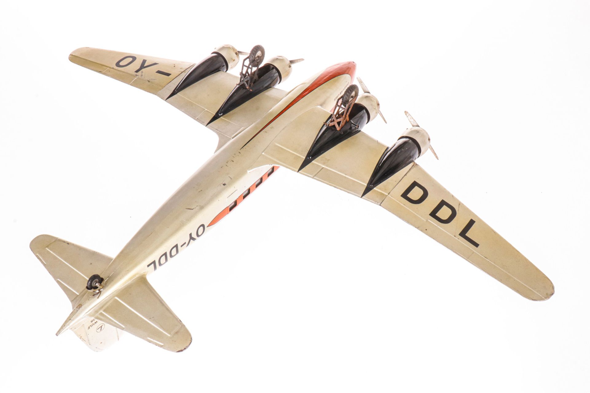 Märklin Focke-Wulf Flugzeug Condor, dänische Ausführung, OY-DDL, 4-motorig, handlackeirt, - Bild 6 aus 7