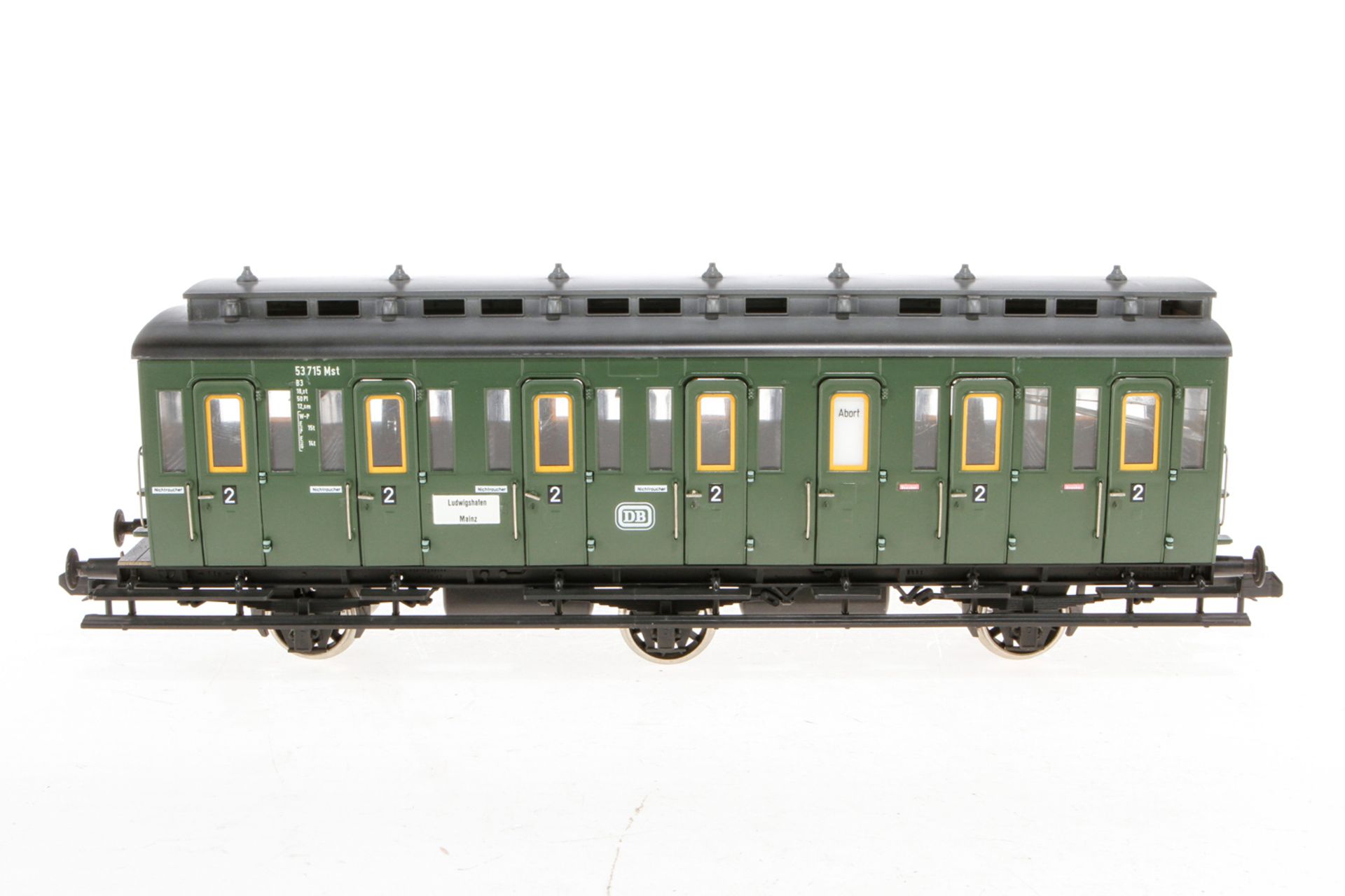 Märklin Abteilwagen 5804, S 1, grün, L 39, Originalkarton, Z 2