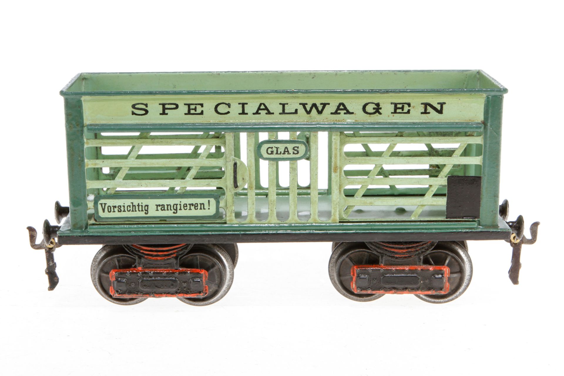 Märklin Glaswagen, S 1, uralt, handlackiert, mit 2 ST, Unterboden und teilweise rest.,