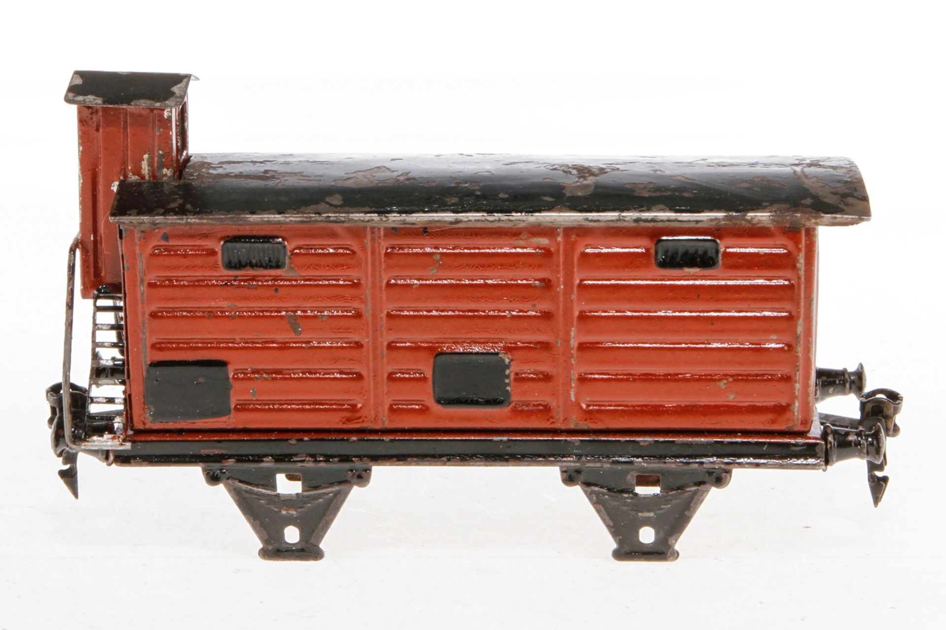 Märklin gedeckter Güterwagen 1967, S 1, handlackiert, L 20, Z 4