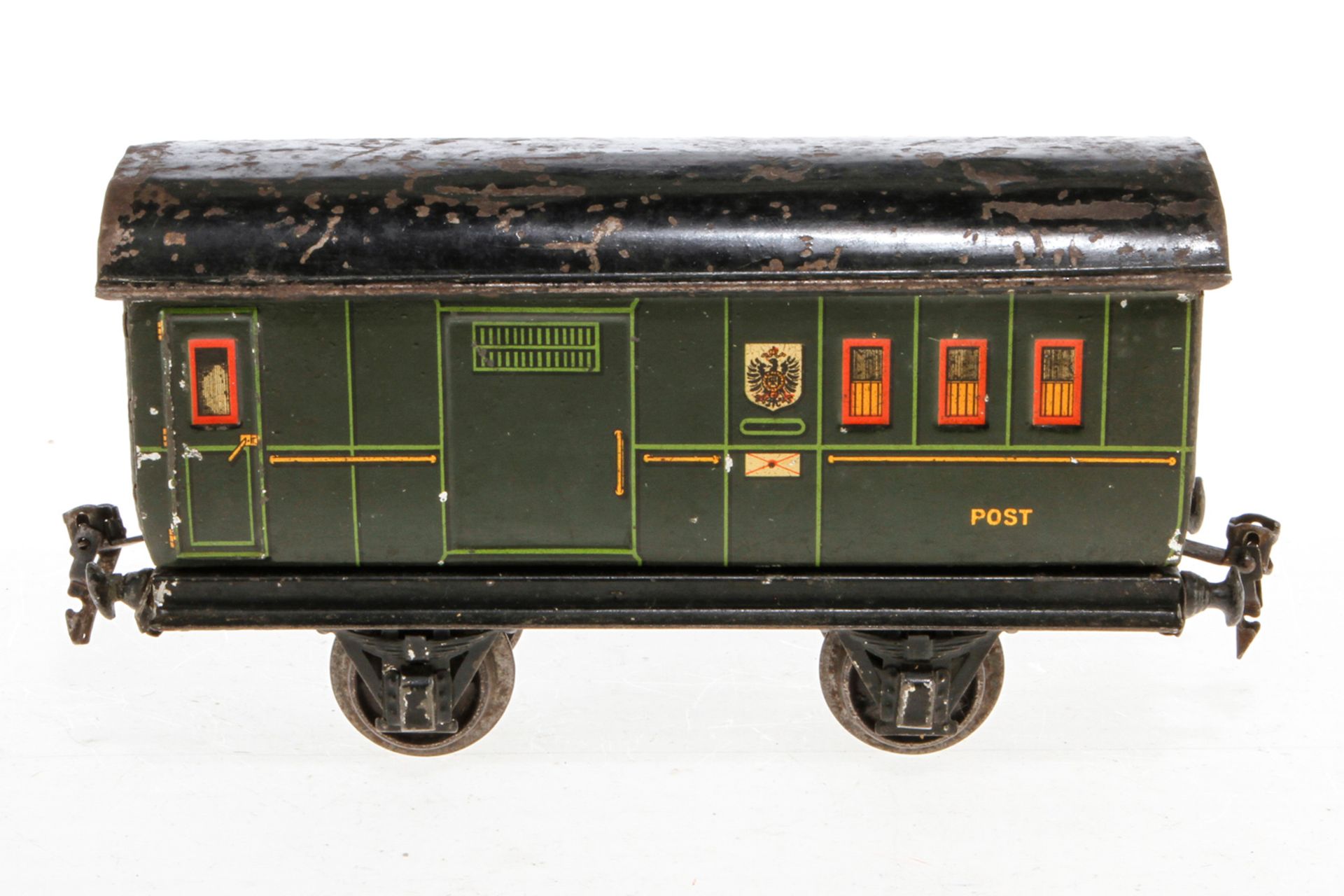 Märklin Postwagen, S 1, Chromlithographie, L 22, Z 4