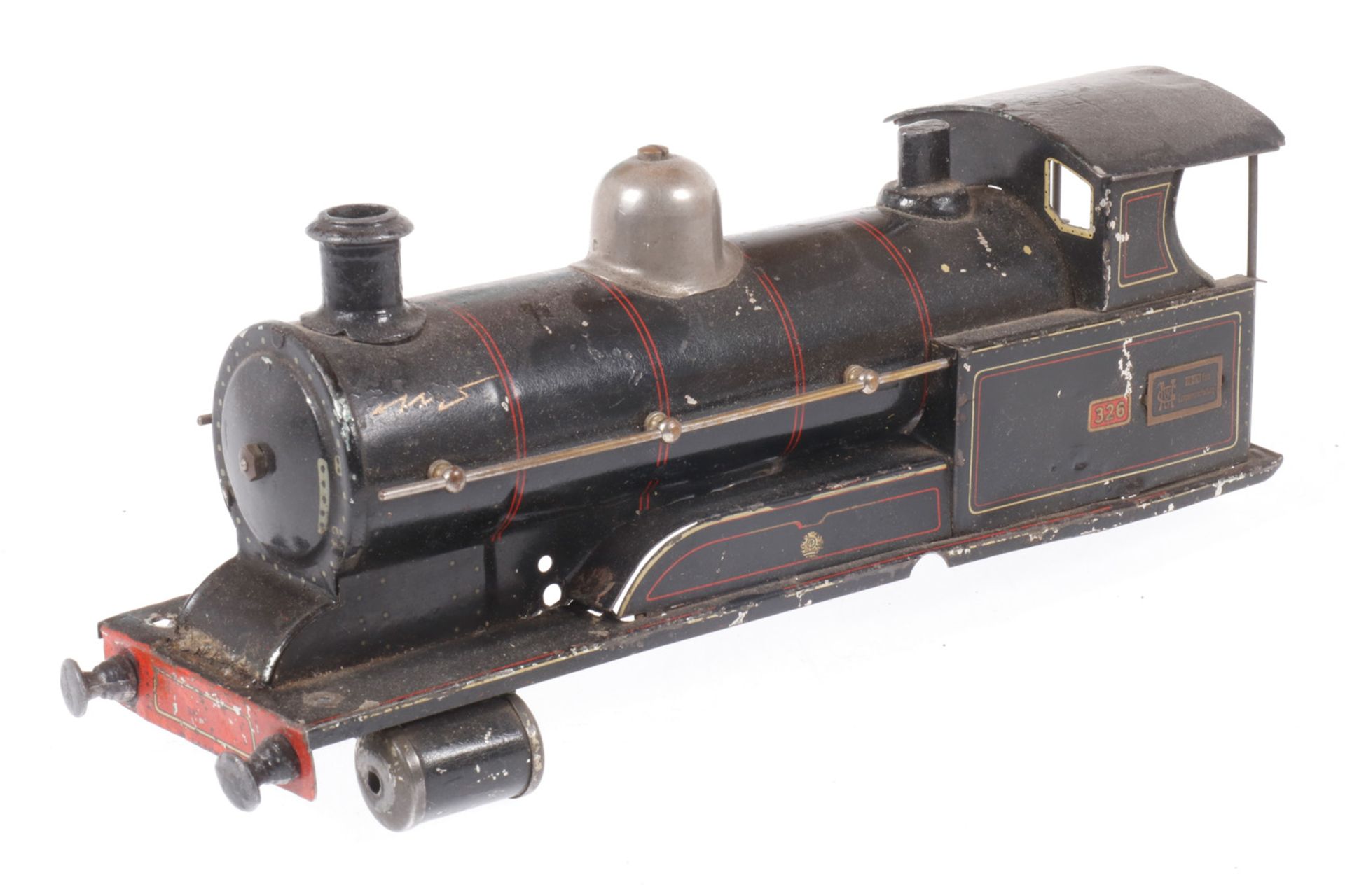 Märklin Lokgehäuse 326, S 1, Starkstrom, schwarz, tw. nachlackiert, Z 3